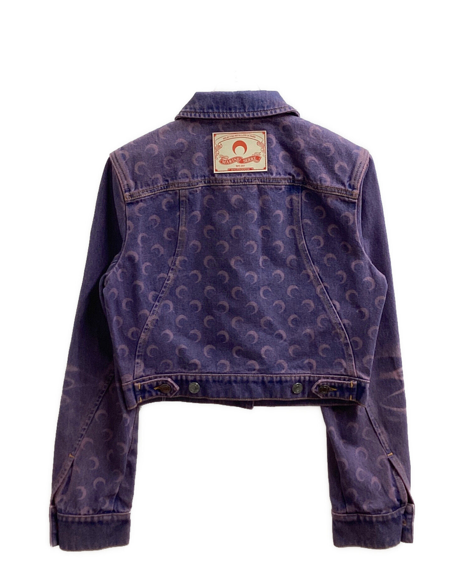 中古・古着通販】marine serre (マリーンセル) MAIN-MOON LASER DENIM 中古・古着通販】marine serre (マリーンセル) MAIN-MOON LASER DENIM