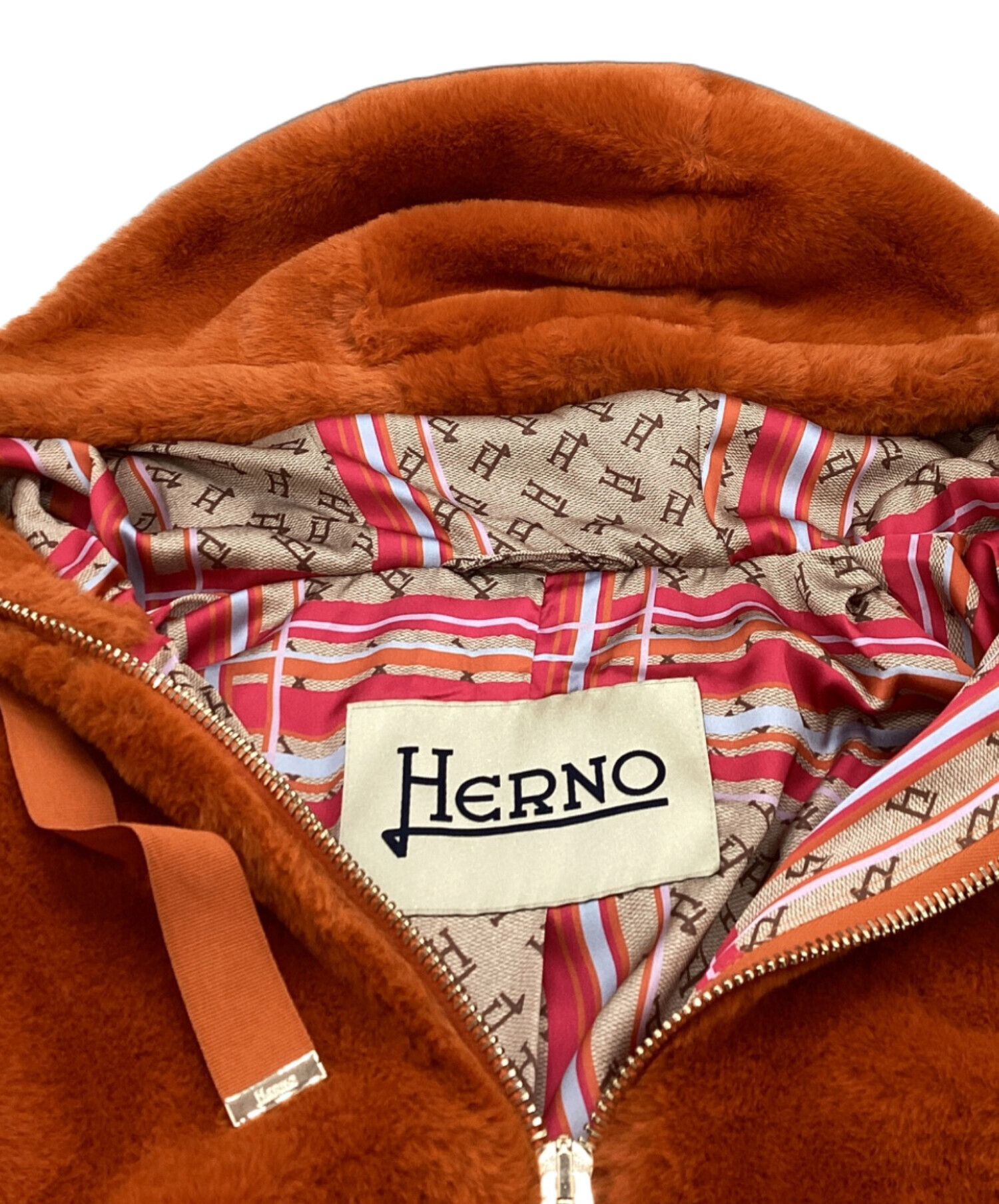 中古・古着通販】HERNO (ヘルノ) エコファーブルゾン / Eco-fur