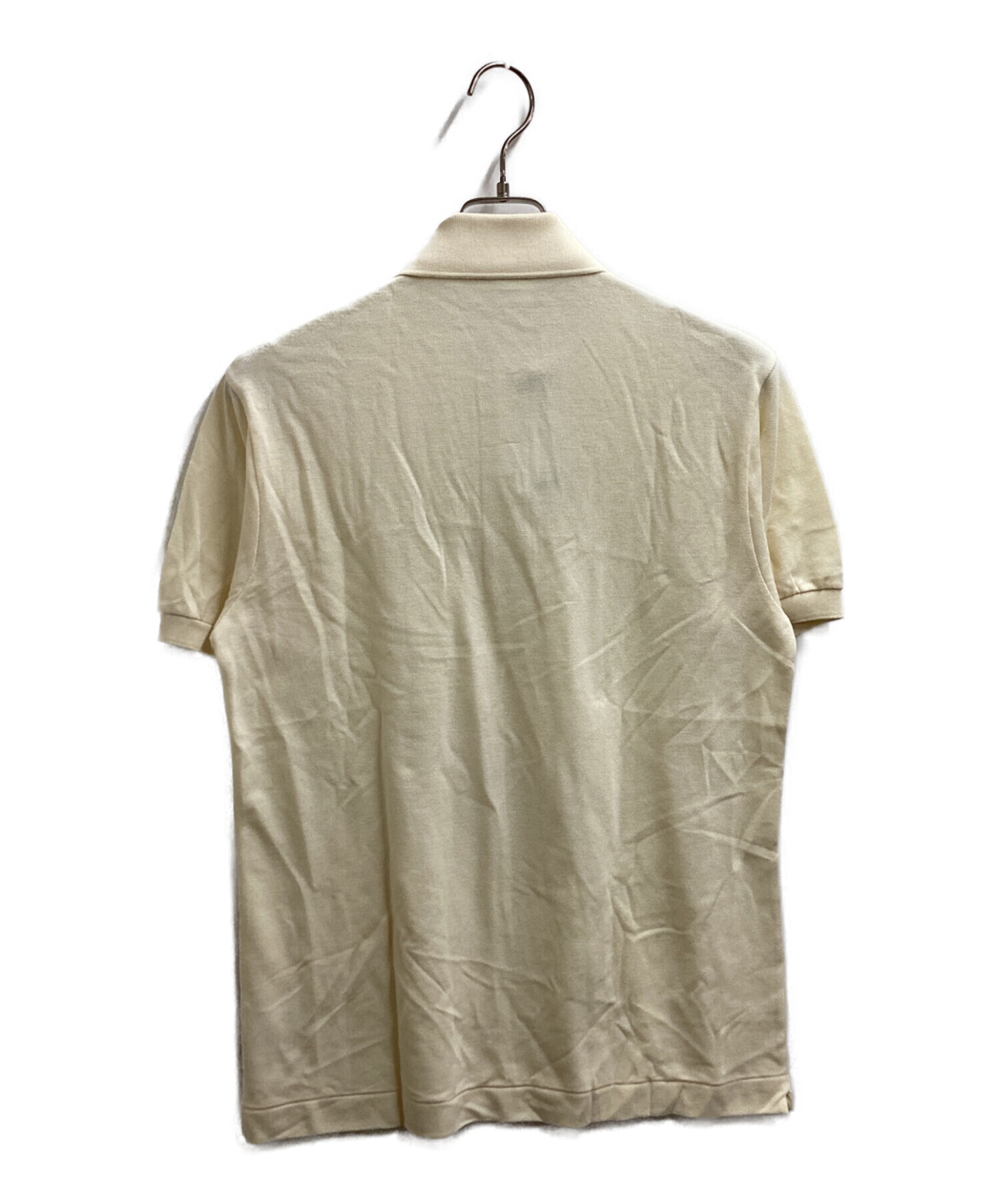 中古・古着通販】LACOSTE (ラコステ) ポロシャツ アイボリー サイズ:3 