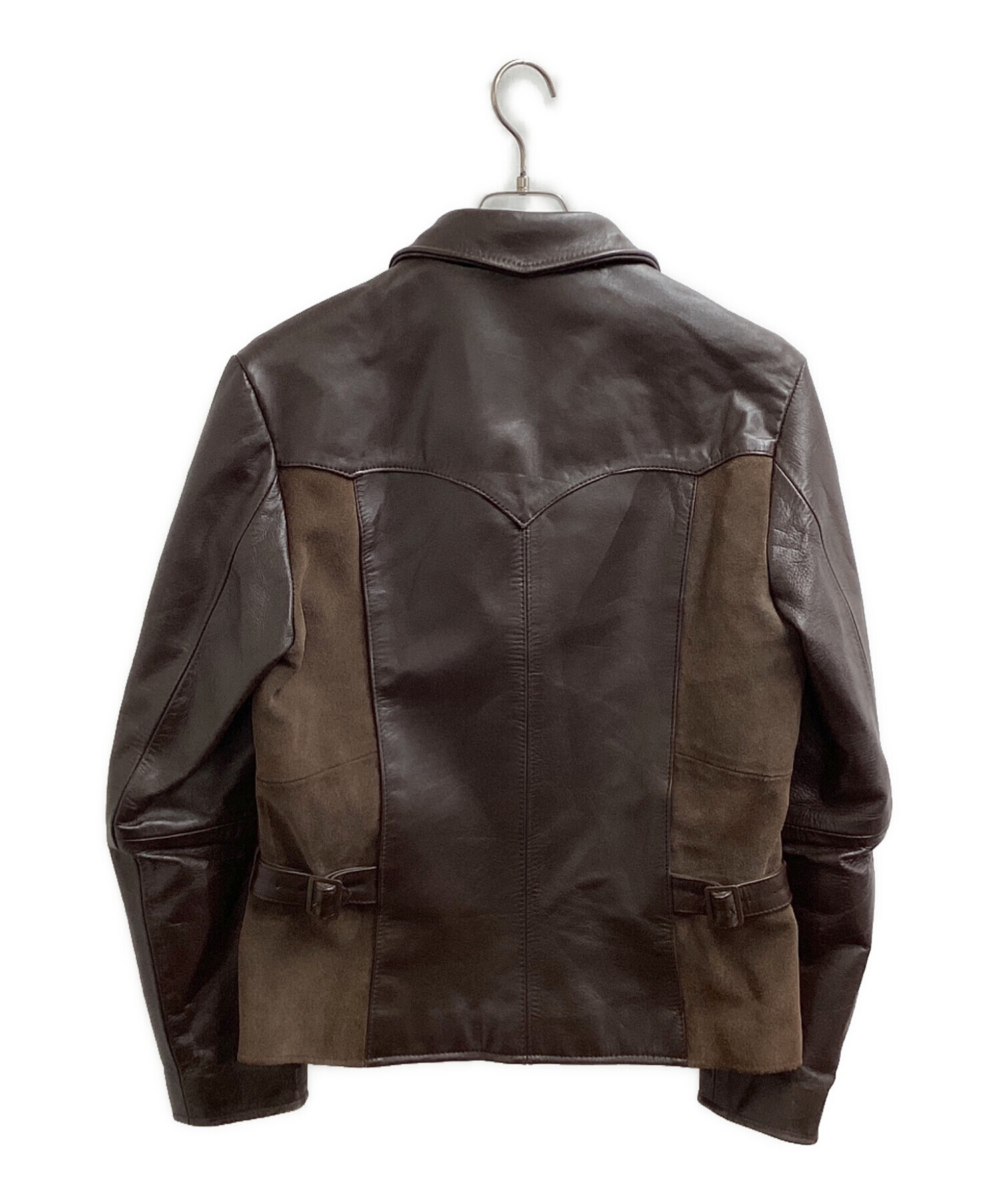 ビンテージ・ホースレザー・ジャケット・ダークブラウン・USA古着 中古・古着通販】Bonds & Peace (ボンズアンドピース) Horsehide