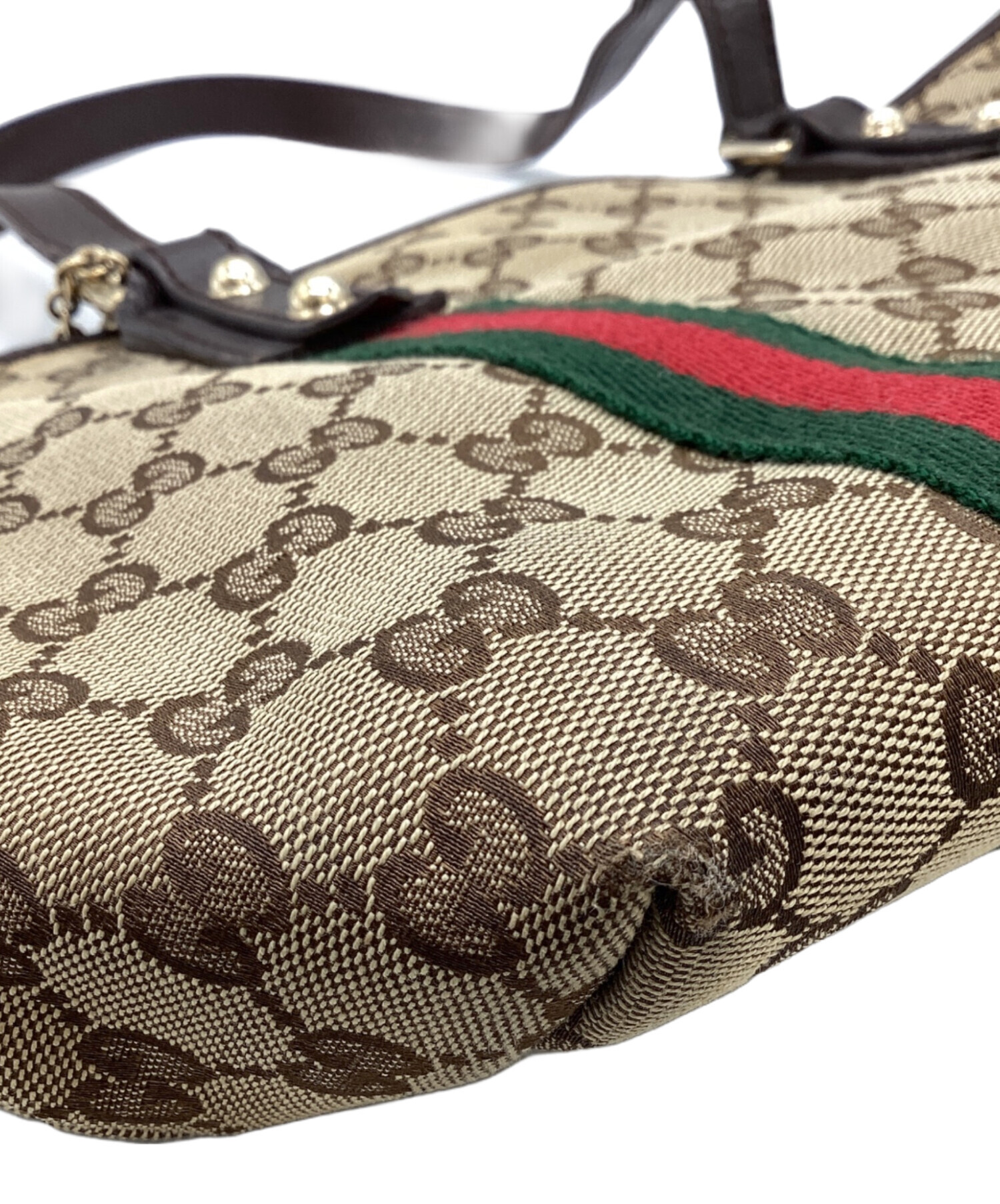 中古・古着通販】GUCCI (グッチ) シェリーライン GGキャンバス
