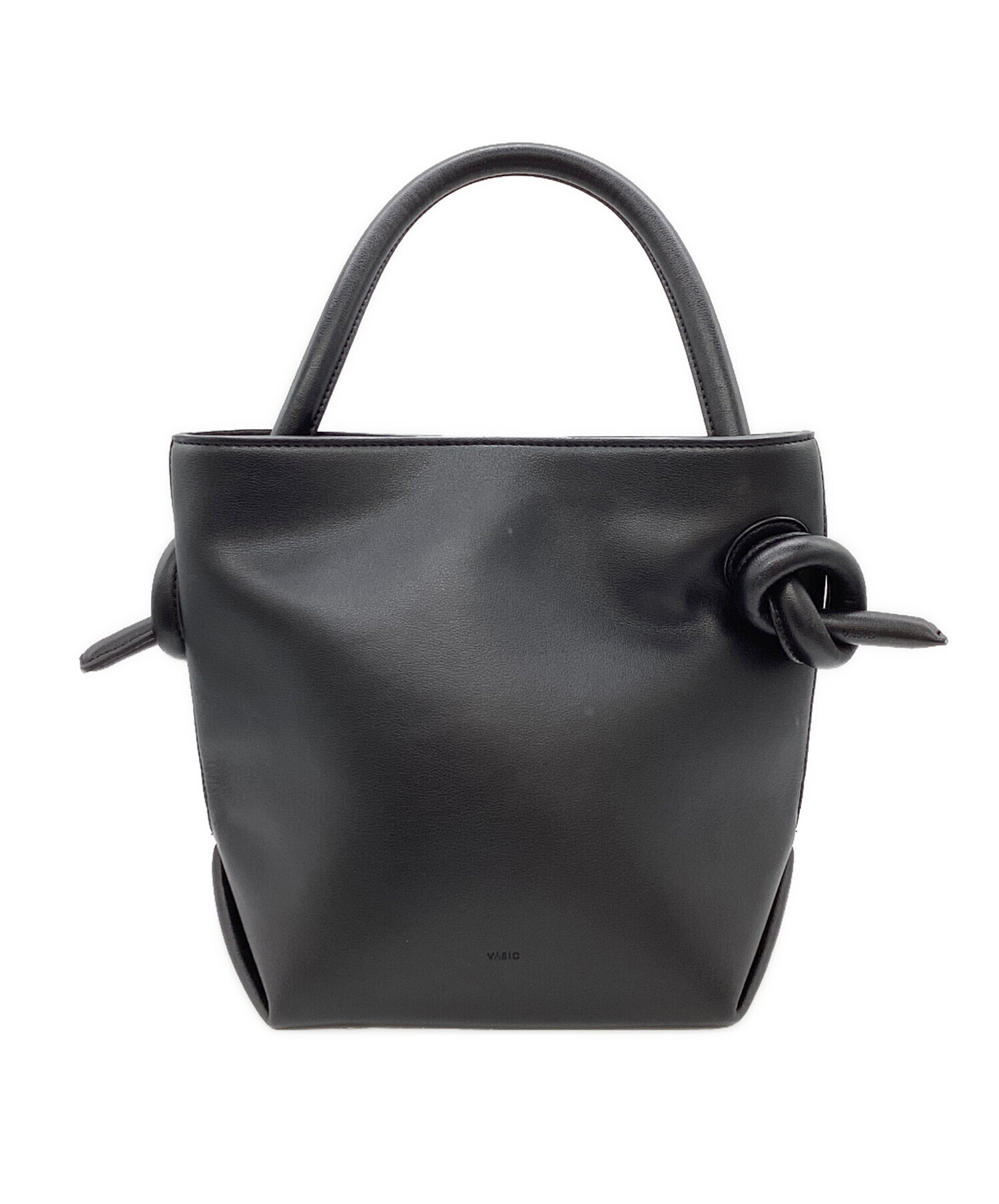 【良品】ヴァジック ハンドバッグ パティミニ 2way オールレザー ブラック 中古・古着通販】VASIC (ヴァジック) Patti Mini / パティミニ