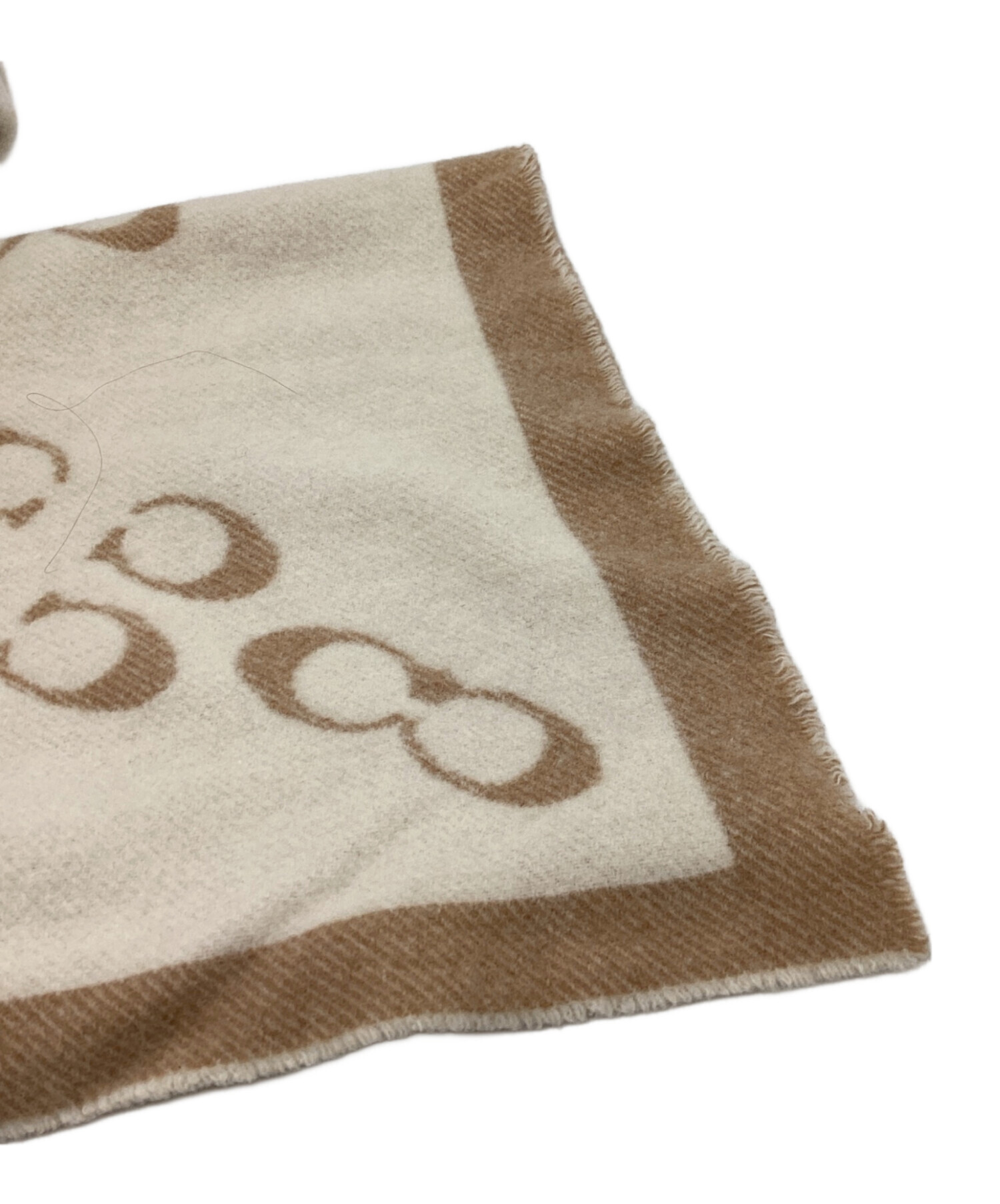 美品　COACH コーチ　ポンチョ　ターンロック　コットン　ベージュ　バイカラー 中古・古着通販】COACH (コーチ) シグネチャー ポンチョ ケープ