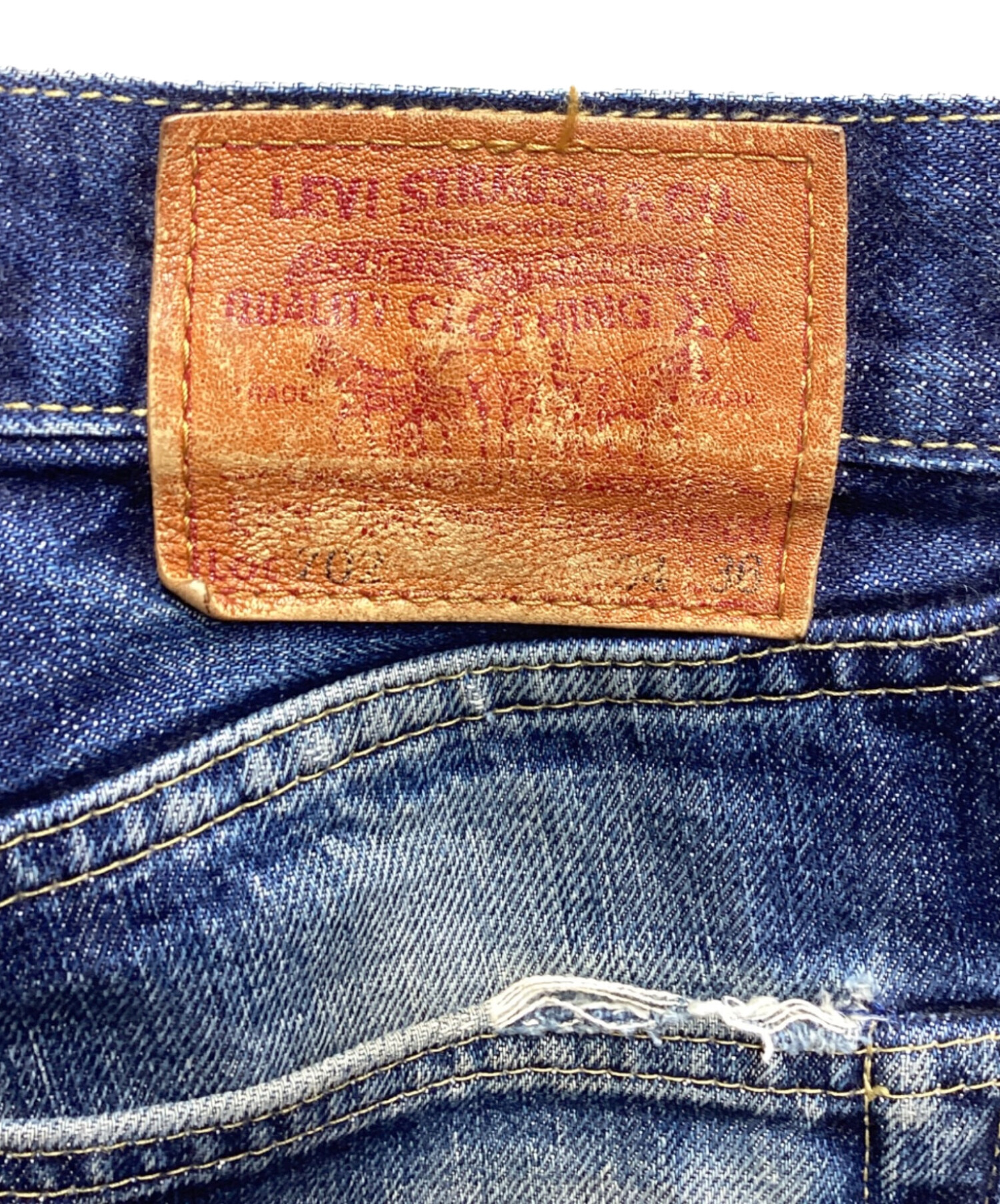 中古・古着通販】LEVI'S (リーバイス) 702XX復刻セルビッチデニム