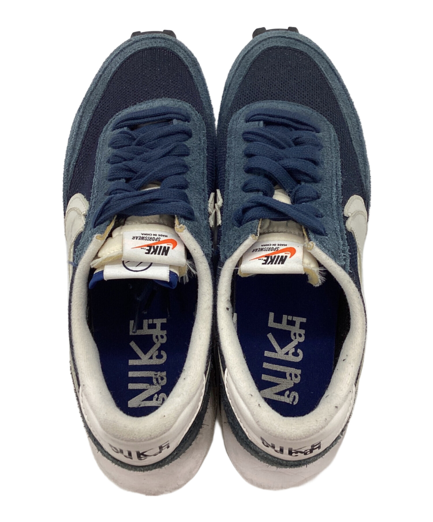 【中古】NIKE サカイ　フラグメントワッフル　25cm Fragment × sacai × Nike LD Waffle 