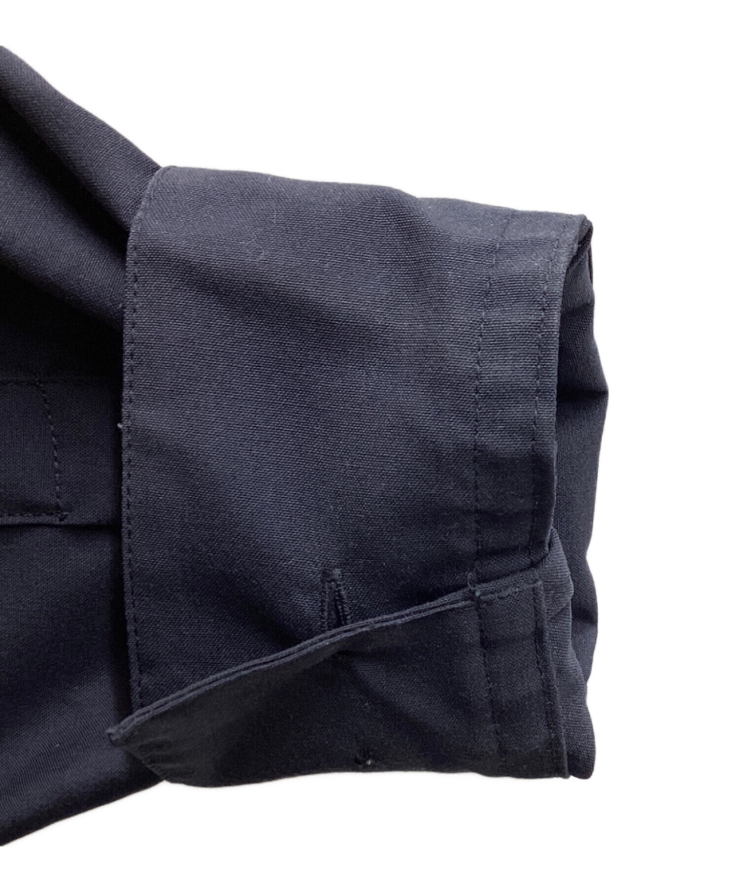 中古・古着通販】CABaN Dry Wool Typewriter Over Sized Shirt Navy