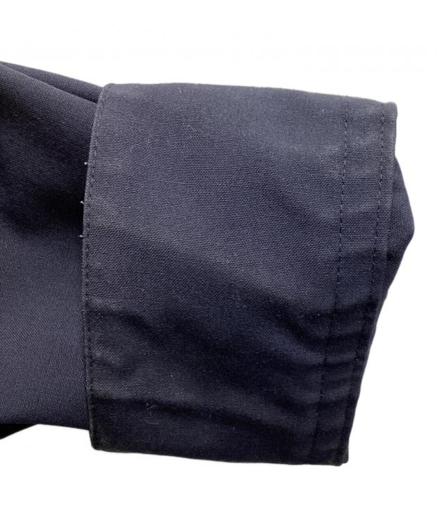 CABaN ドライウール　タイプライター オーバーサイズ　シャツ　ネイビー　L 中古・古着通販】CABaN Dry Wool Typewriter Over Sized Shirt Navy