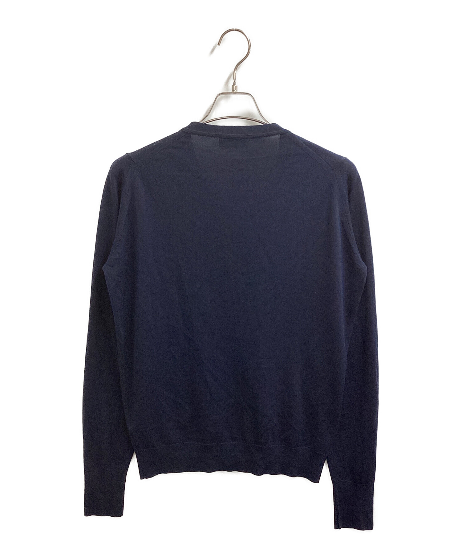 美品 john smedley カーディガン S ネイビー ウール ハイゲージ 中古・古着通販】JOHN SMEDLEY (ジョンスメドレー) メリノウール