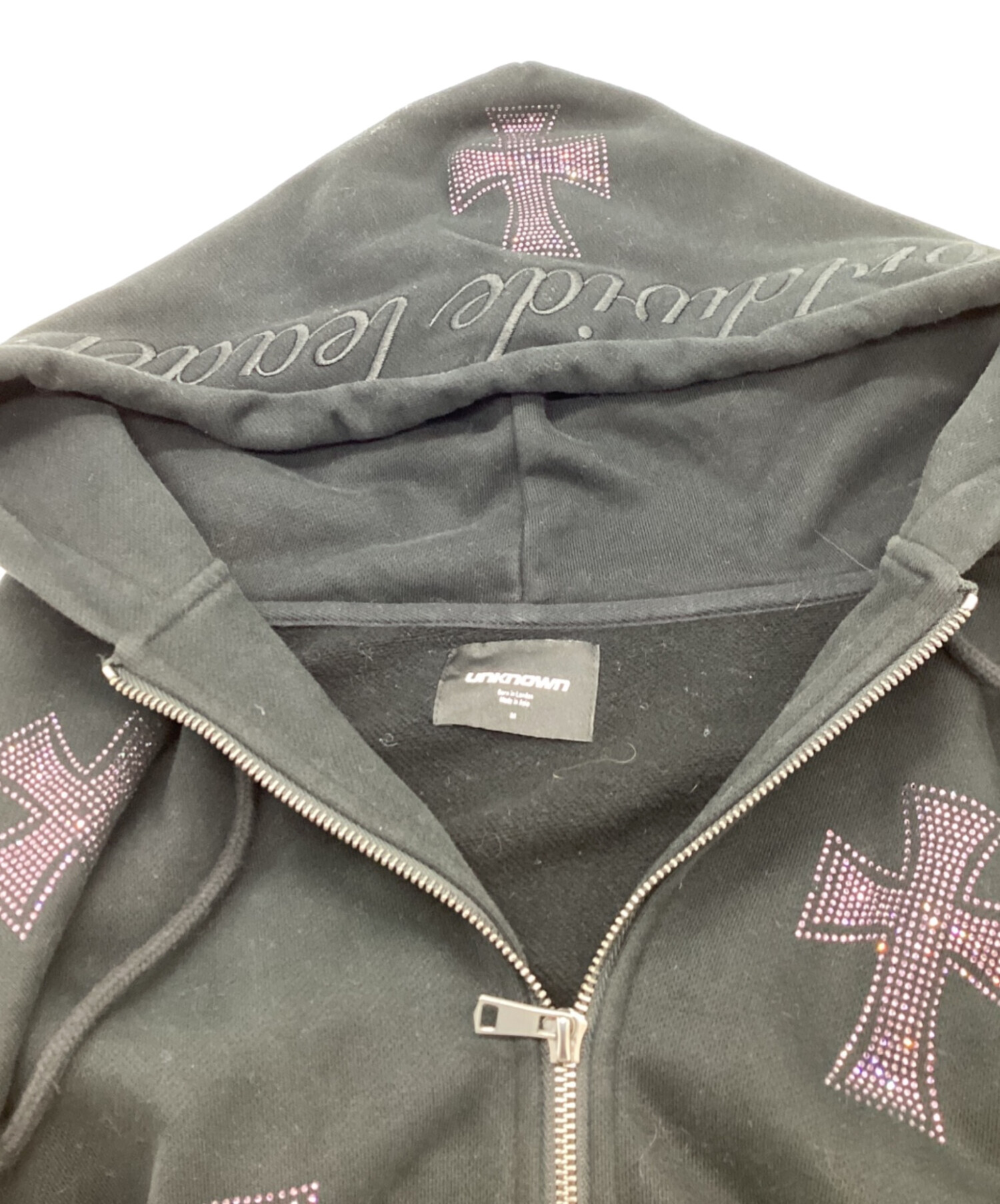 Unknown London ジップパーカー Mサイズ UNKNOWN LONDON（アンノウンロンドン） パーカー UNKNOWNLONDON