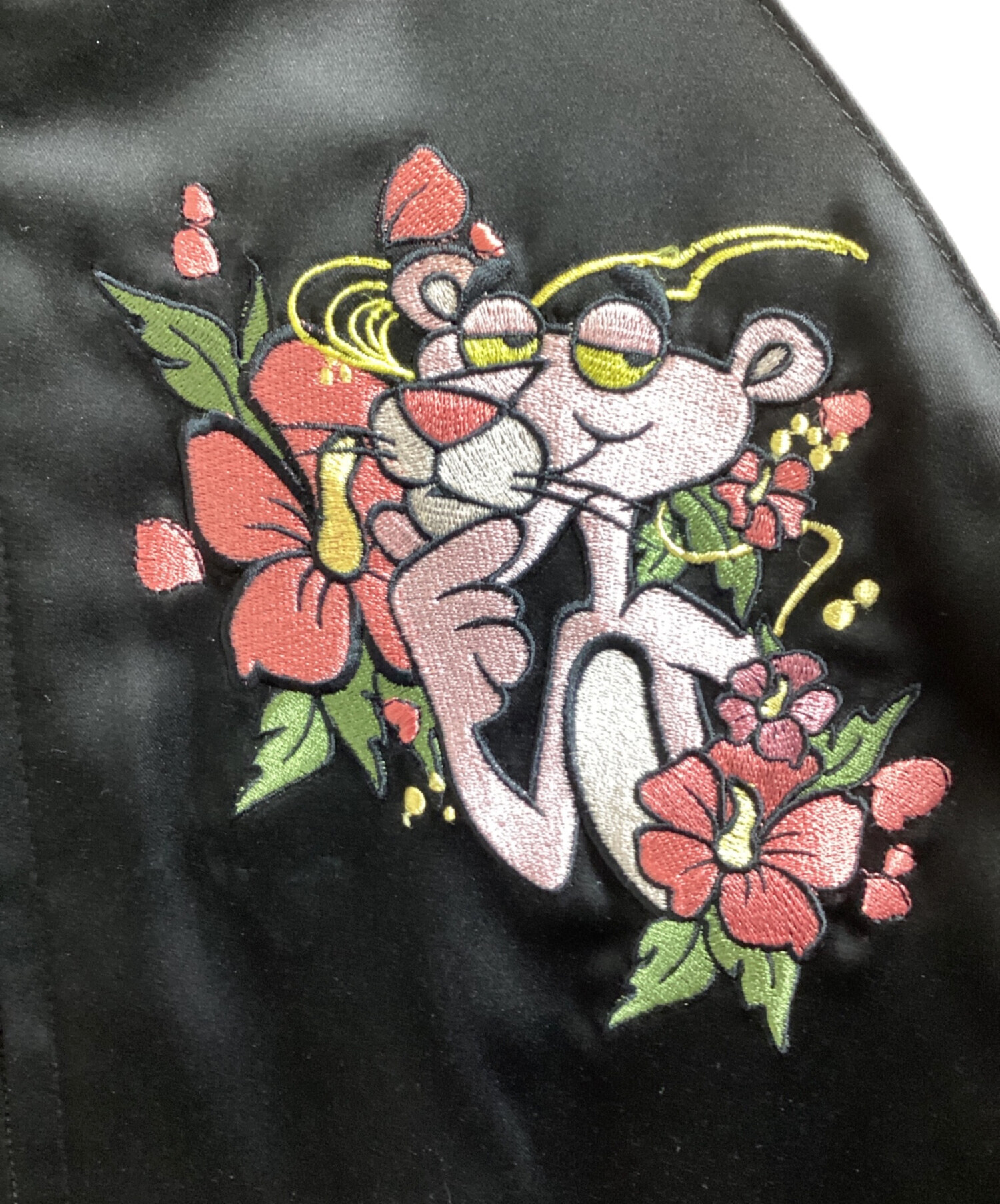【中古】CHARM'S×ピンクパンサー　スカジャン 中古・古着通販】CHARM'S (チャームス) スカジャン / PINK PANTHER