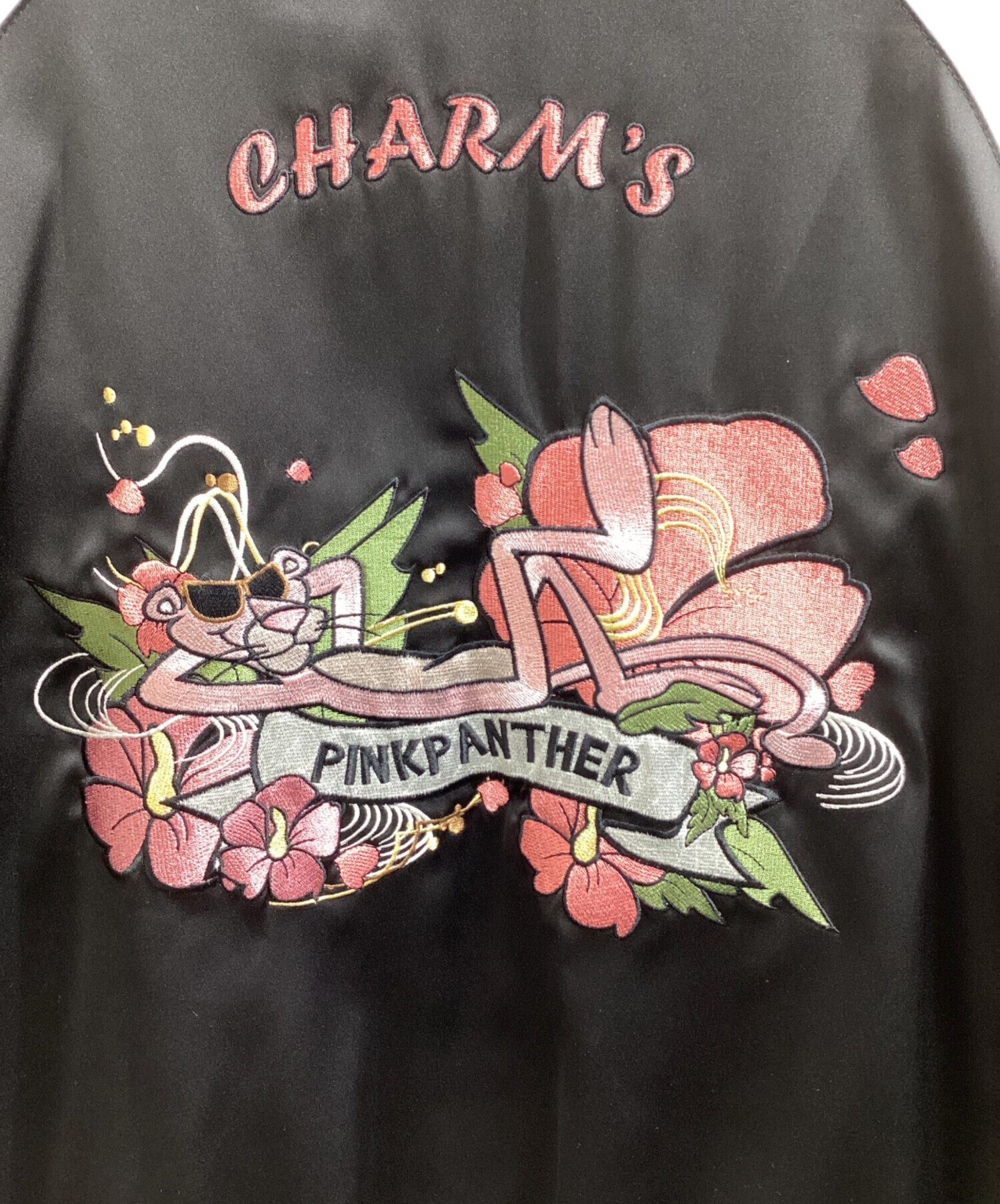 中古・古着通販】CHARM'S (チャームス) スカジャン / PINK 中古・古着通販】CHARM'S (チャームス) スカジャン / PINK