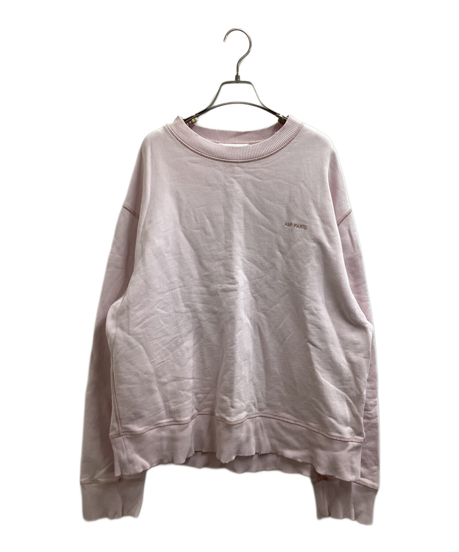【姫路東店】 中古 AMI | アミ スウェット FADE OUT SWEATSHIRT USW016.JE0052 国内正規品 グレー サイズ：S 【112】 中古・古着通販】AMI PARIS (アミ パリス) FADE OUT SWEATSHIRT