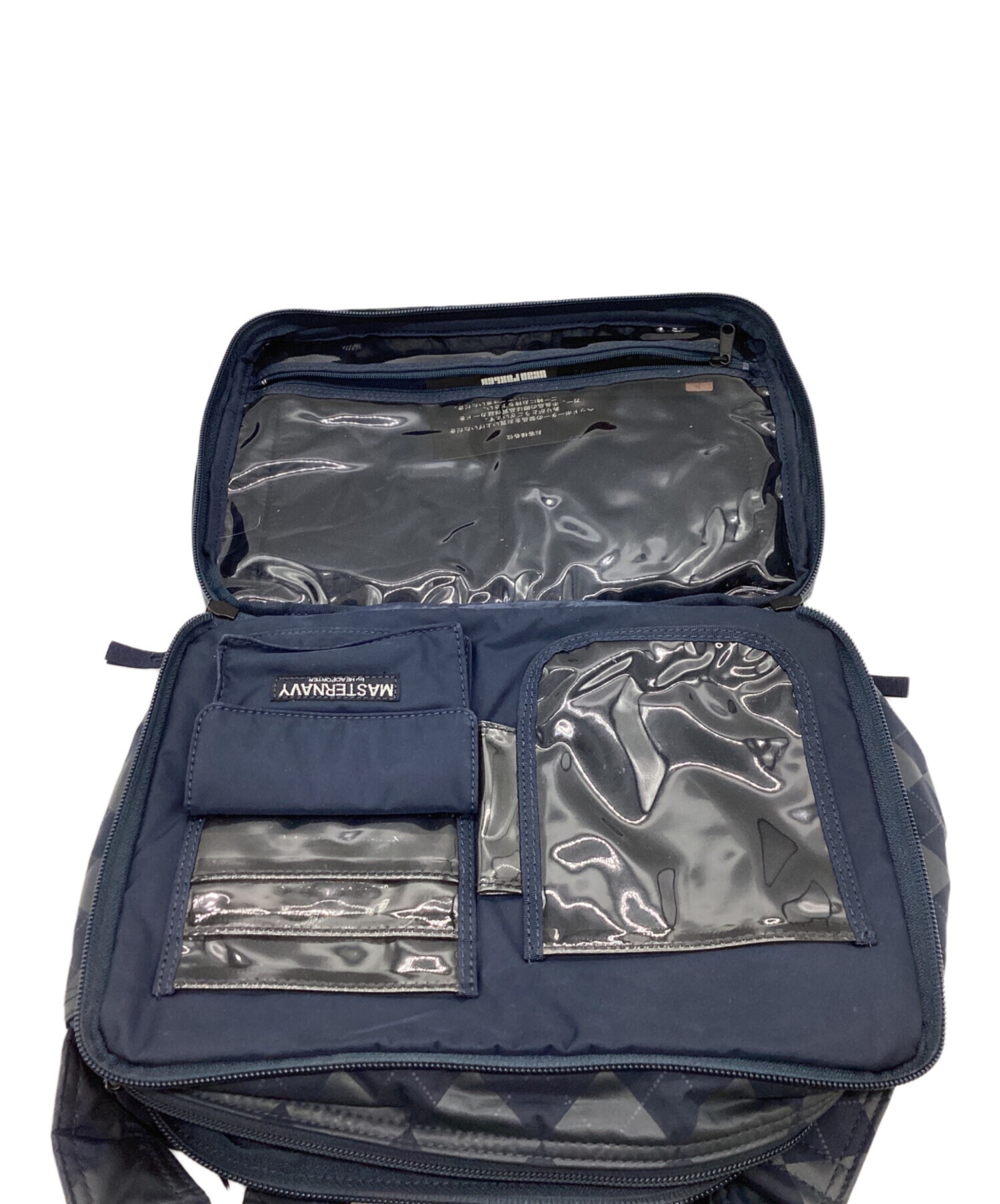 【美品】HEAD PORTER MASTER NAVY マスターネイビー 中古・古着通販】HEAD PORTER (ヘッドポーター) Argyle shoulder bag