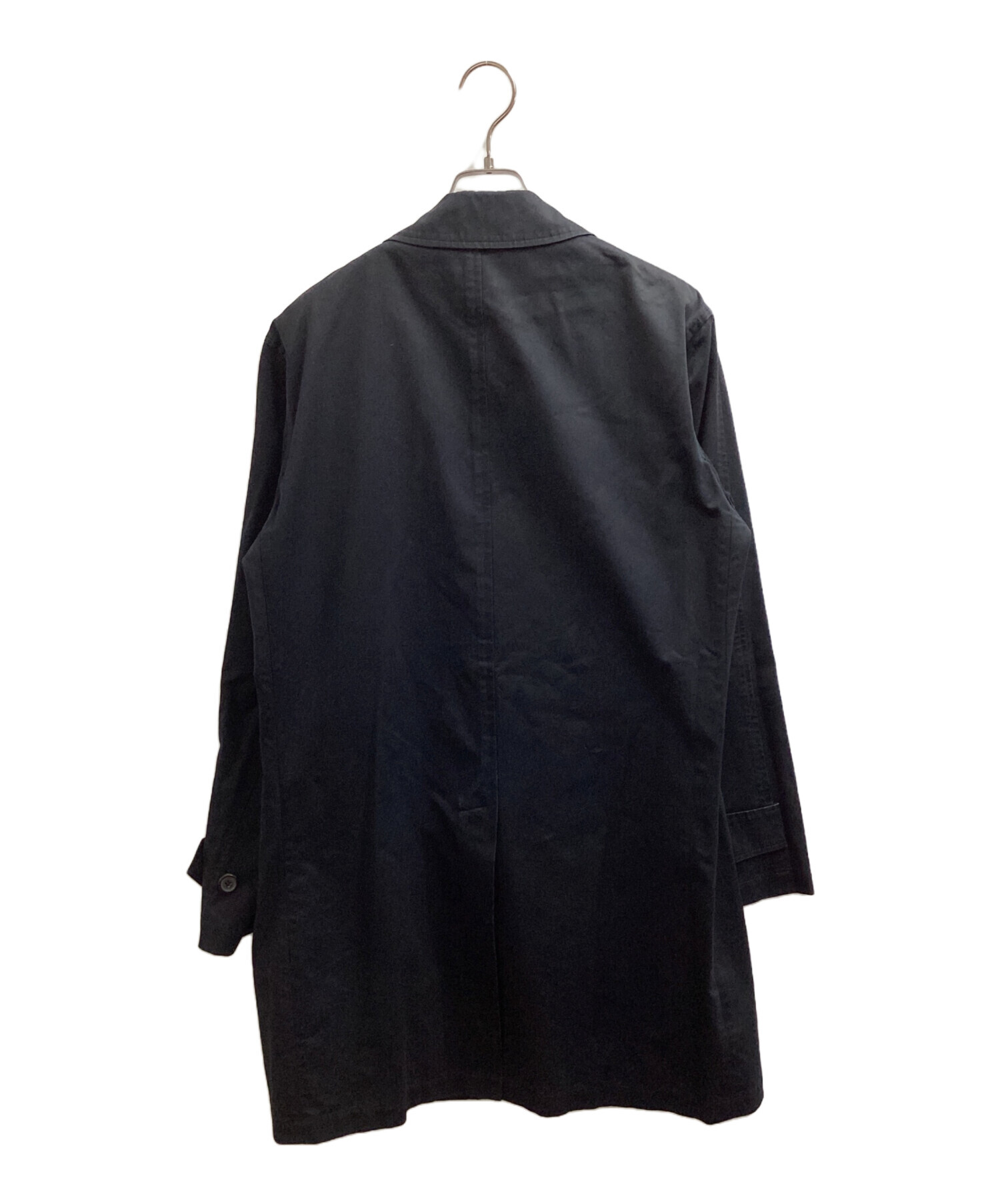 735 Paul Smith ポールスミス ステンカラーコート ブラック L Paul Smith ポールスミス ステンカラーコート ロング ブラック Paul