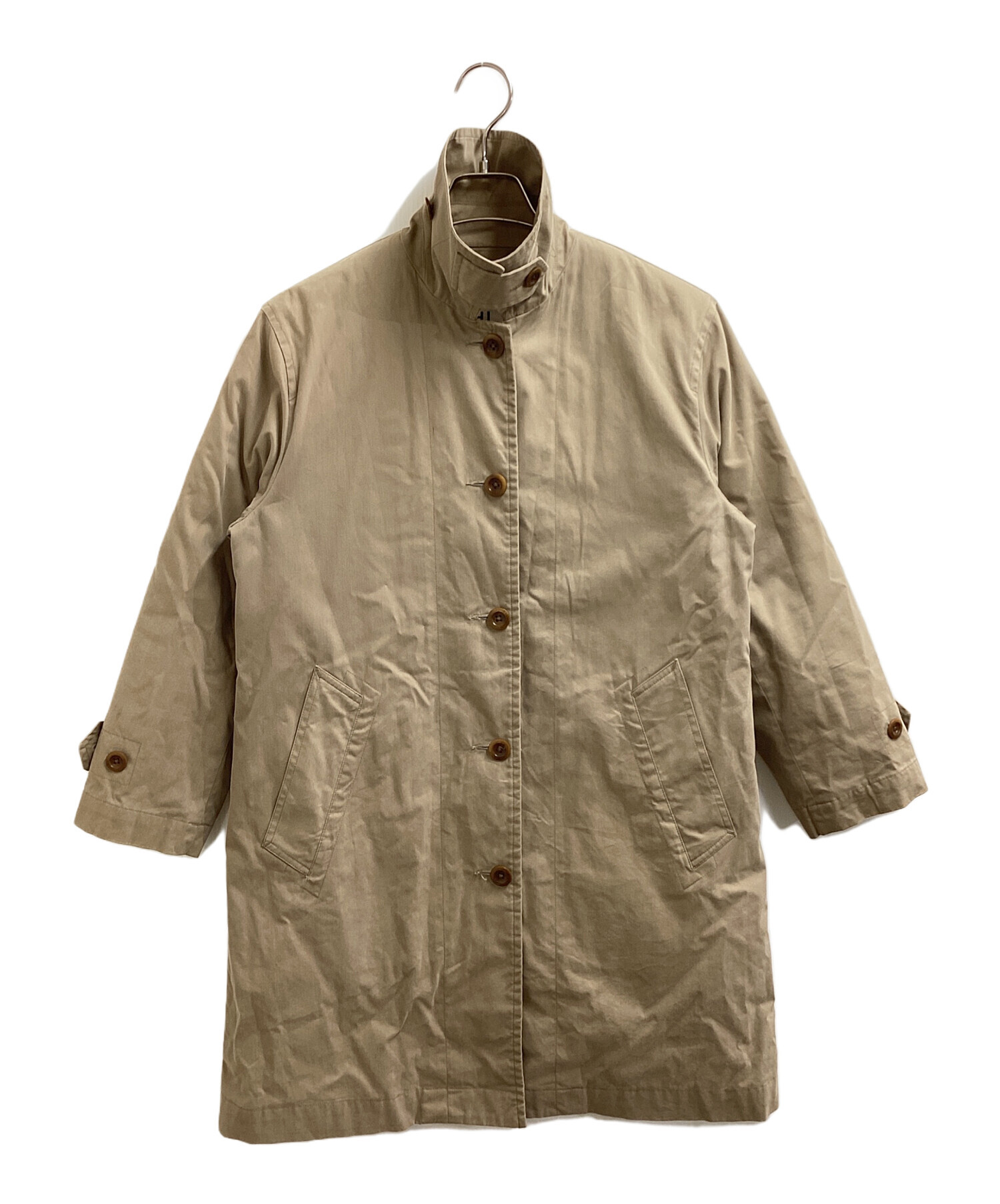 【MHL.】エムエイチエル コットン混 ステンカラーコート ダウンライナー 2 中古・古着通販】MHL (エムエイチエル) ダウンライナー付きステン