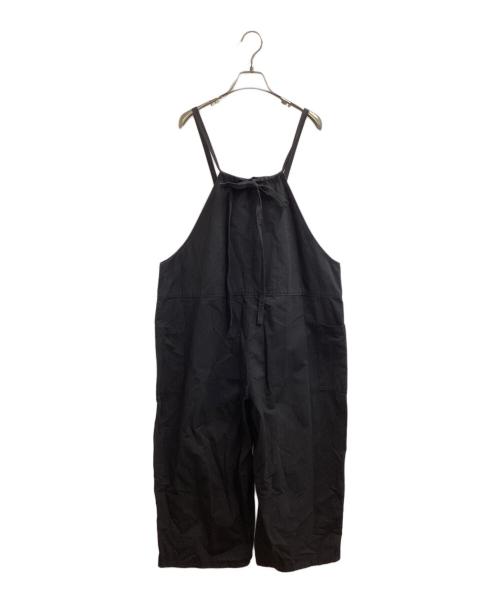 Gauze#(ガーゼ) ワークサロペット　BLACK 中古・古着通販】GAUZE# (ガーゼ) サロペット ブラック サイズ:FREE