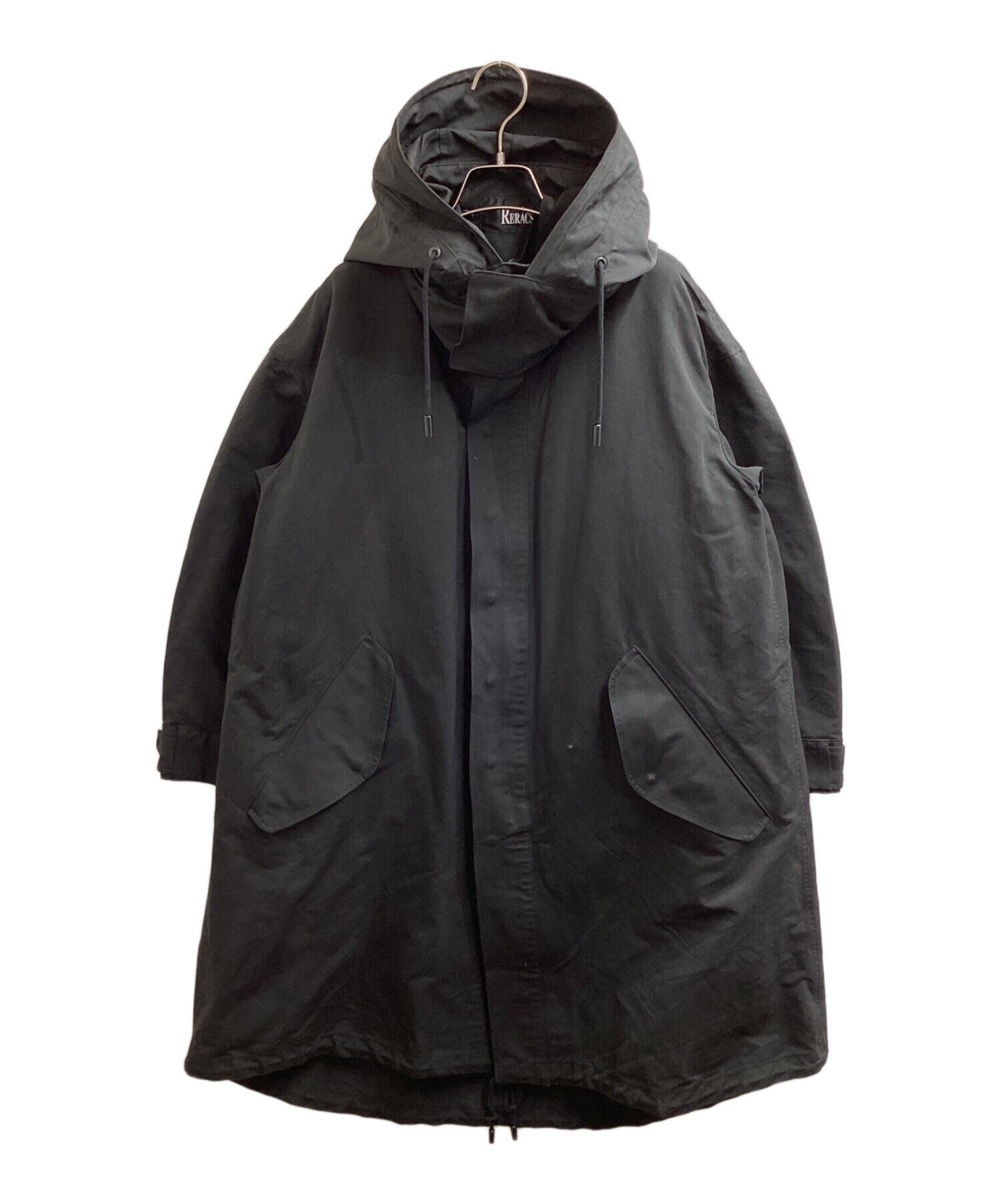 【美品】ザ リラクス THE RERACS黒モッズコート 18AWベストM65 THE RERACS/ザ・リラクス ブラック モッズコート サイズ46 THE RERACS