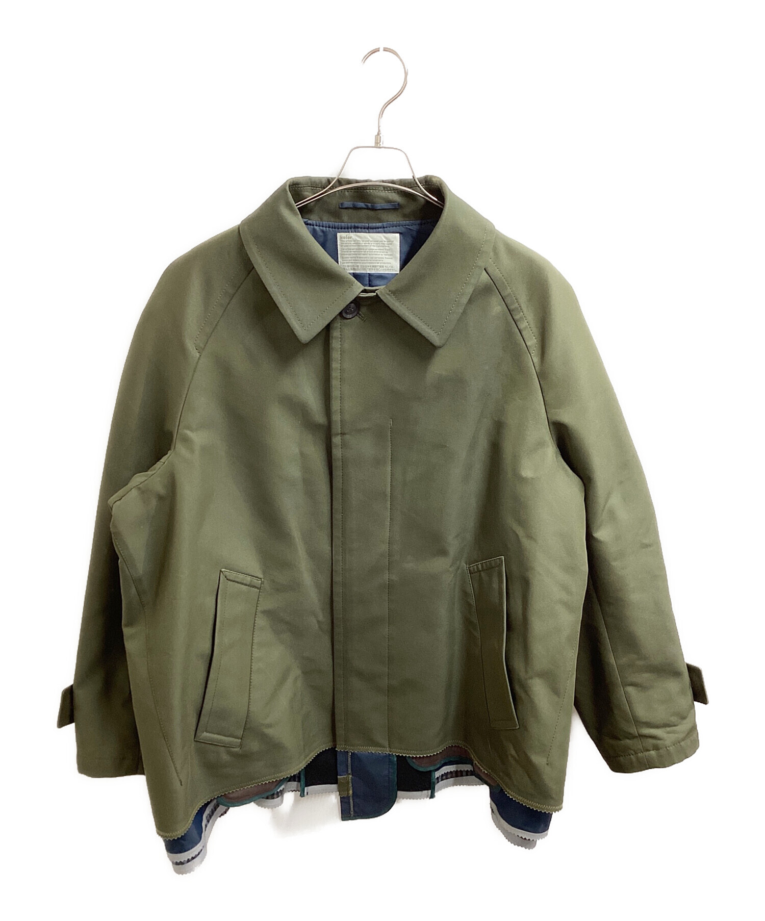 中古・古着通販】KOLOR (カラー) レイヤードデザインショートコート