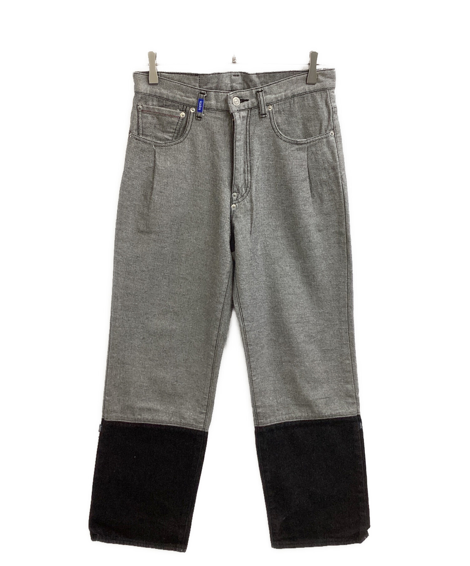 kudos デニム 中古・古着通販】kudos (クードス) 2TONE DENIM PANTS / 2トーン