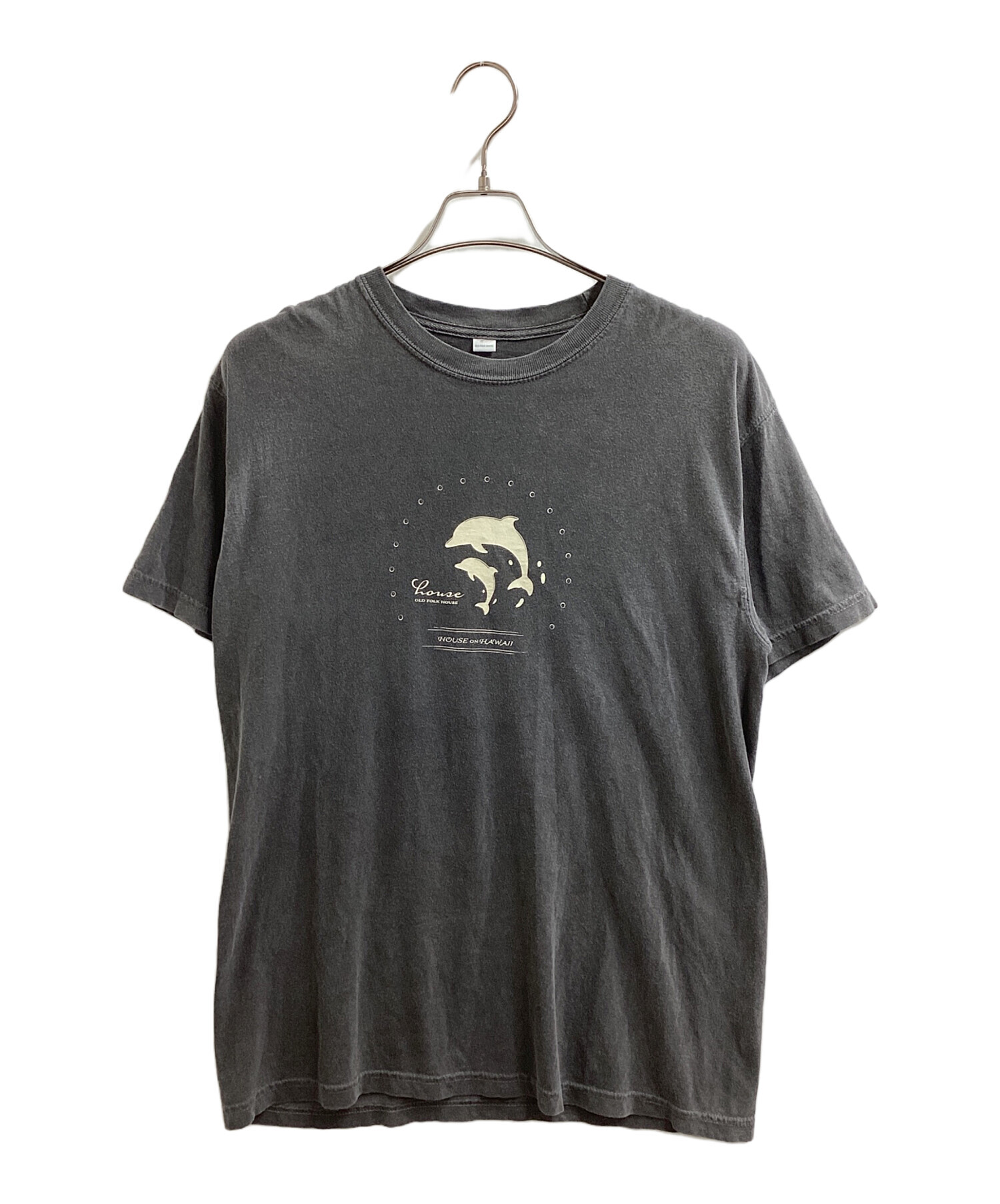 【lexn】OLD FOLK HOUSE tシャツ　ネイビー 中古・古着通販】OLD FOLK HOUSE (オールドフォークハウス) Tシャツ