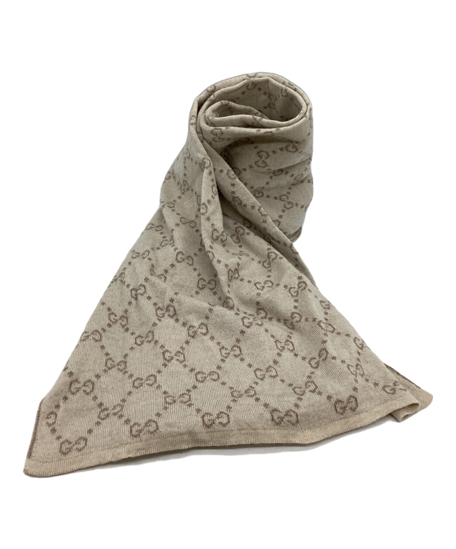 中古・古着通販】GUCCI (グッチ) マフラー ホワイト｜ブランド・古着