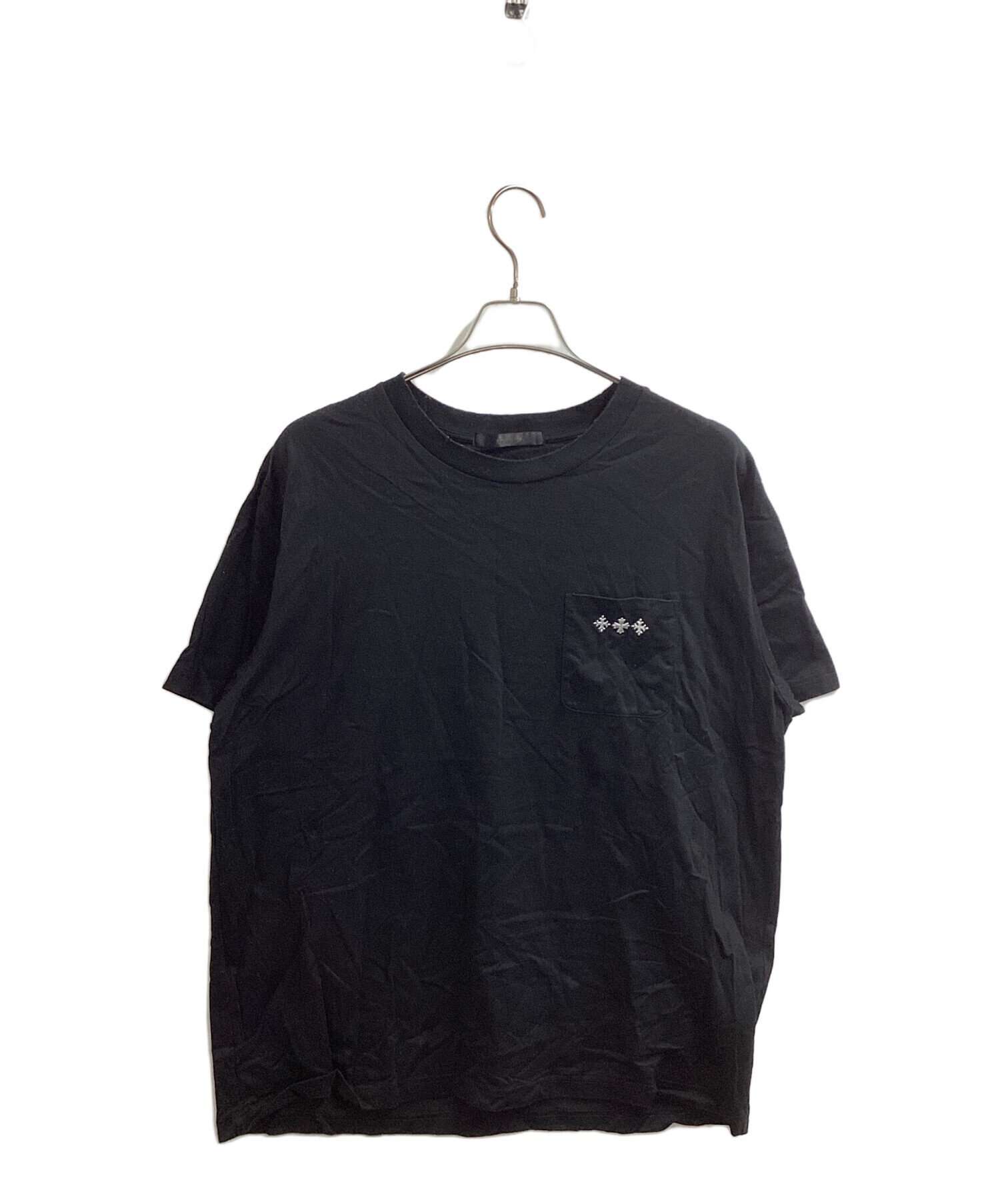 中古・古着通販】TATRAS (タトラス) ロゴ ポケット Tシャツ ブラック 