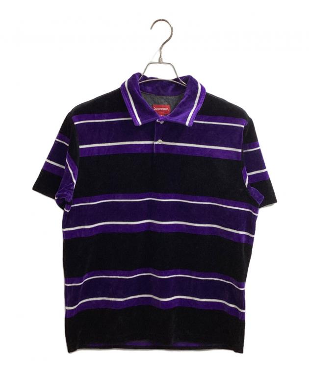 中古・古着通販】Supreme (シュプリーム) Stripe Velour Polo / 21SS