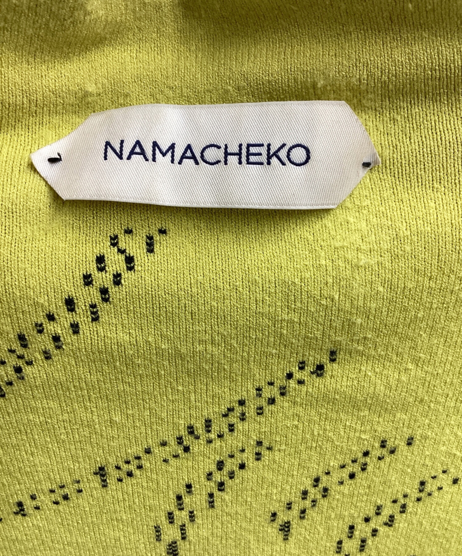 中古・古着通販】NAMACHEKO (ナマチェコ) Green Nyas Turtleneck