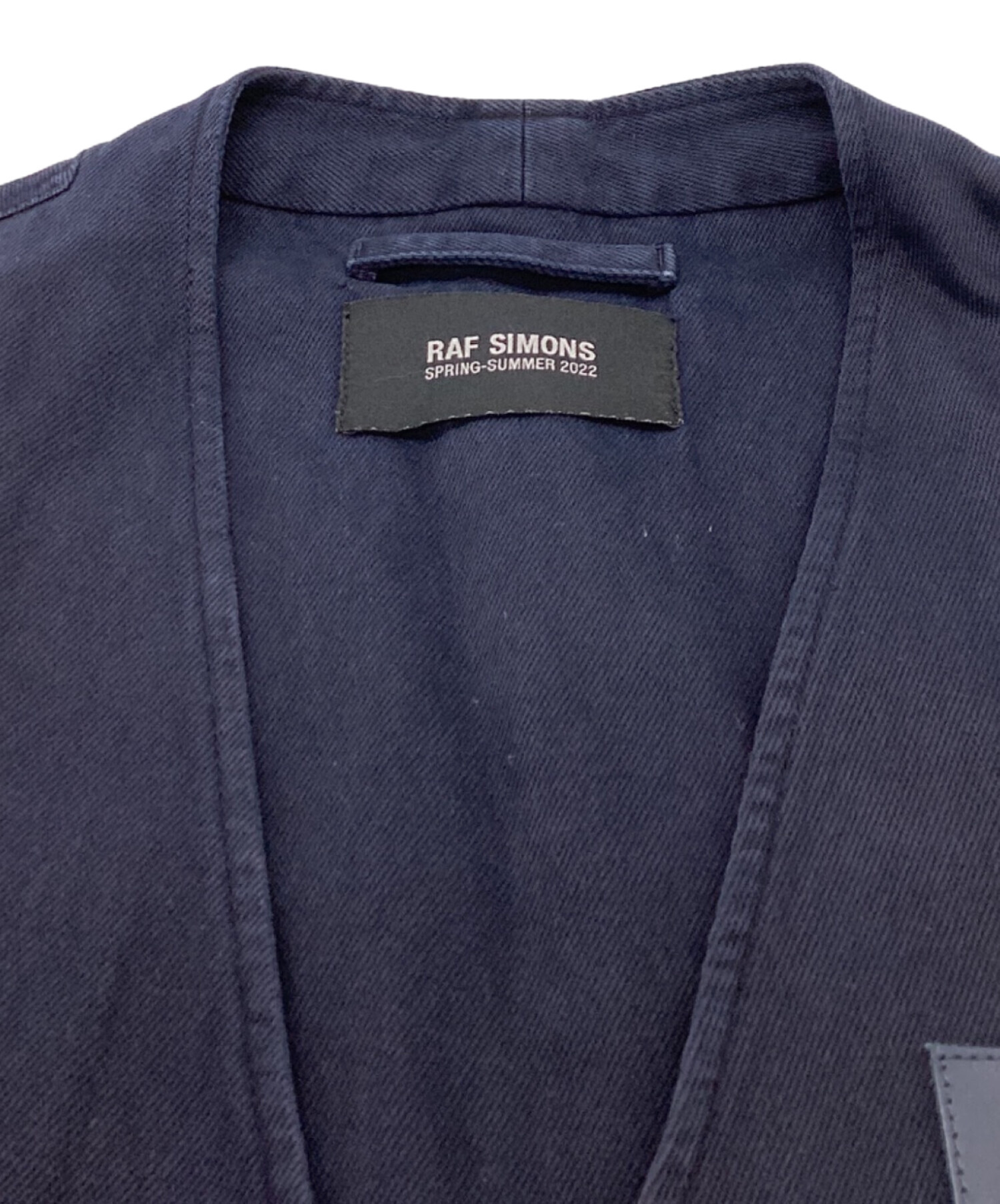 中古・古着通販】RAF SIMONS (ラフシモンズ) Denim oversized gilet 