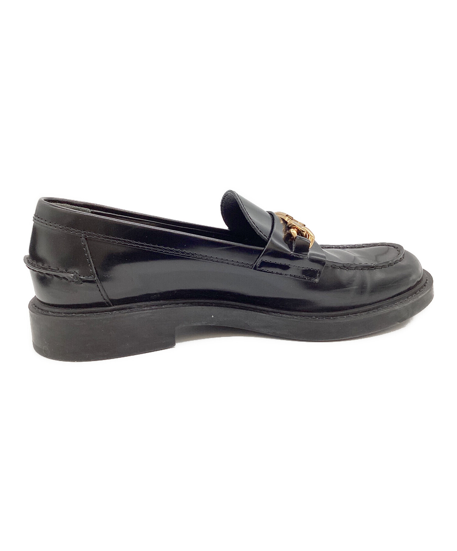 中古・古着通販】TOD'S (トッズ) メタルTチェーン ローファー