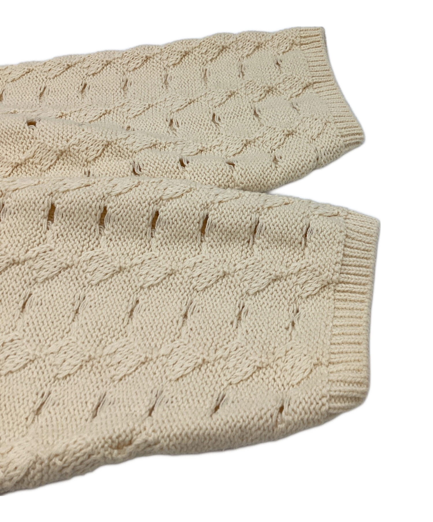 中古・古着通販】stussy (ステューシー) OPEN KNIT COLLARED SWEATER 