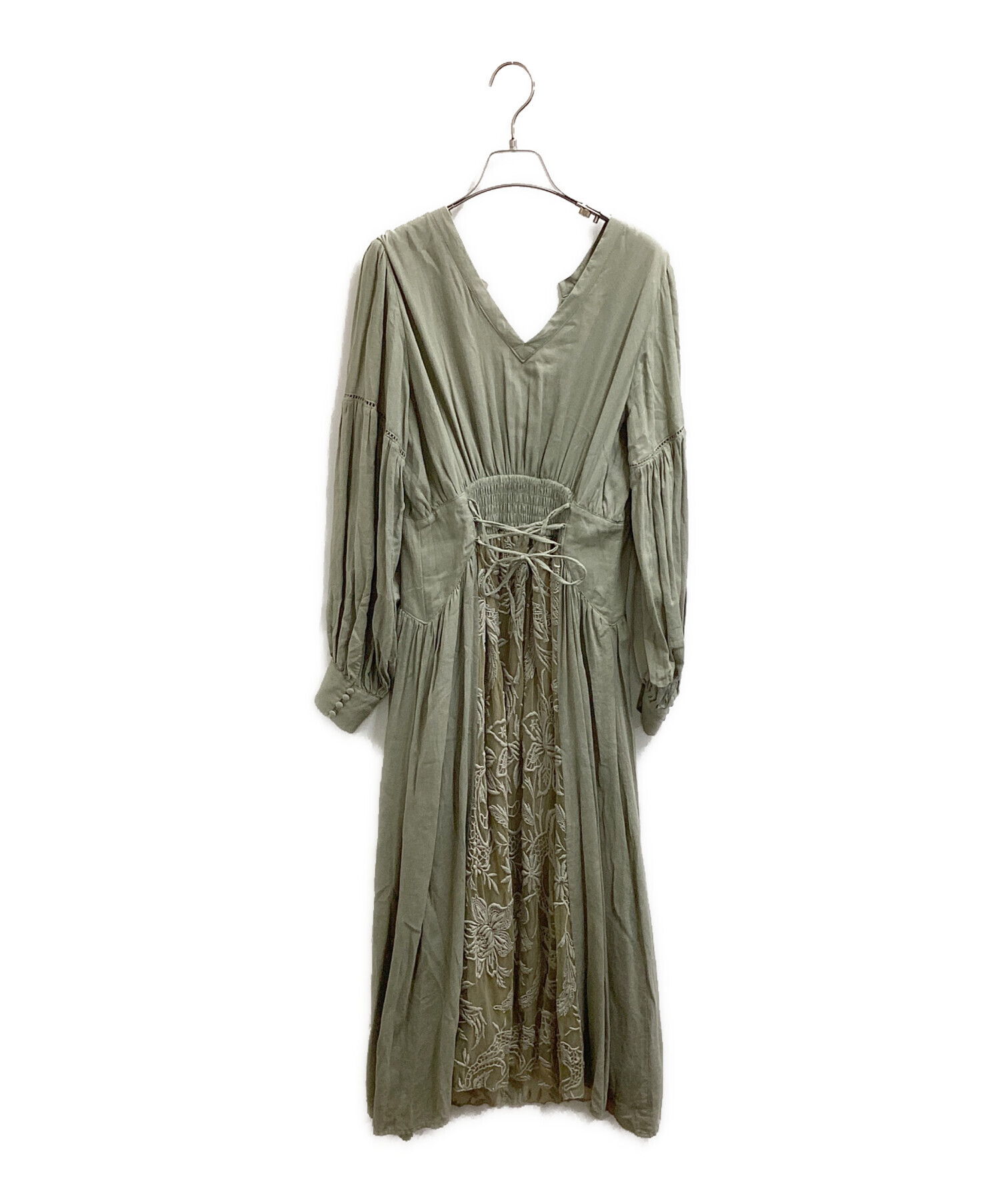 中古・古着通販】AMERI (アメリ) SHIRRING PLEATS DRESS / 01010531260 
