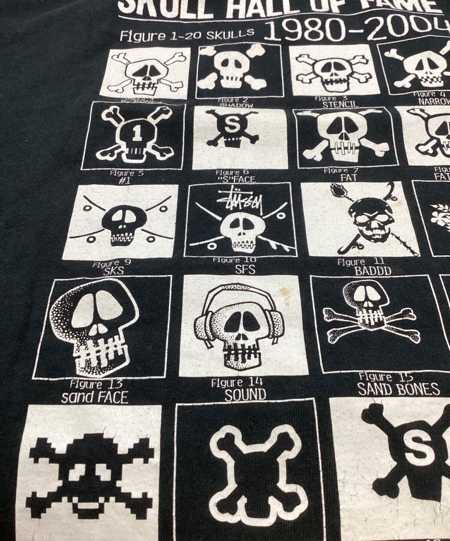 中古・古着通販】stussy (ステューシー) SKULL HALL OF FAME 80-04