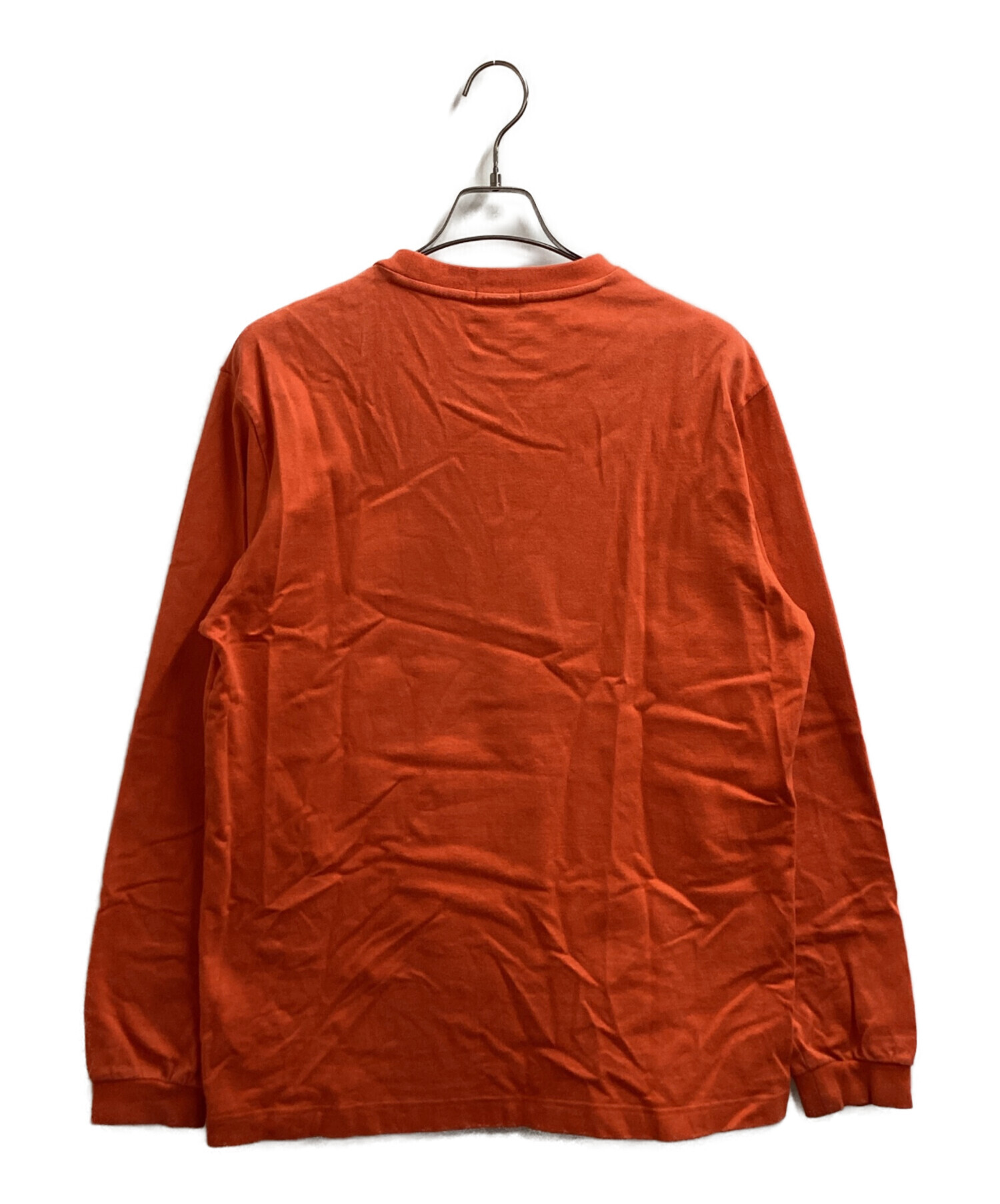 中古・古着通販】LACOSTE (ラコステ) 長袖Tシャツ オレンジ サイズ:L 