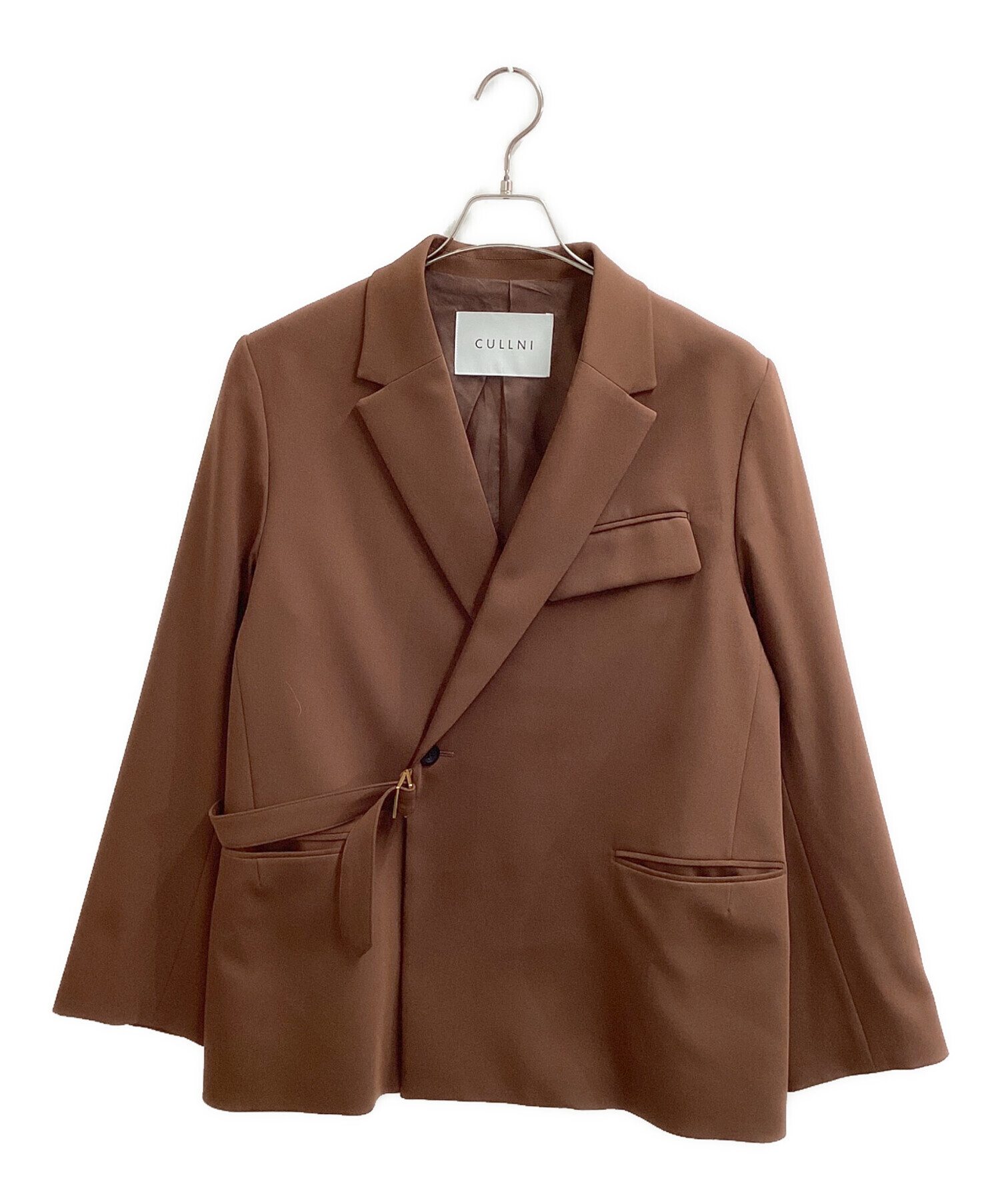 中古・古着通販】CULLNI (クルニ) Double Satin Tie Locken Jacket 