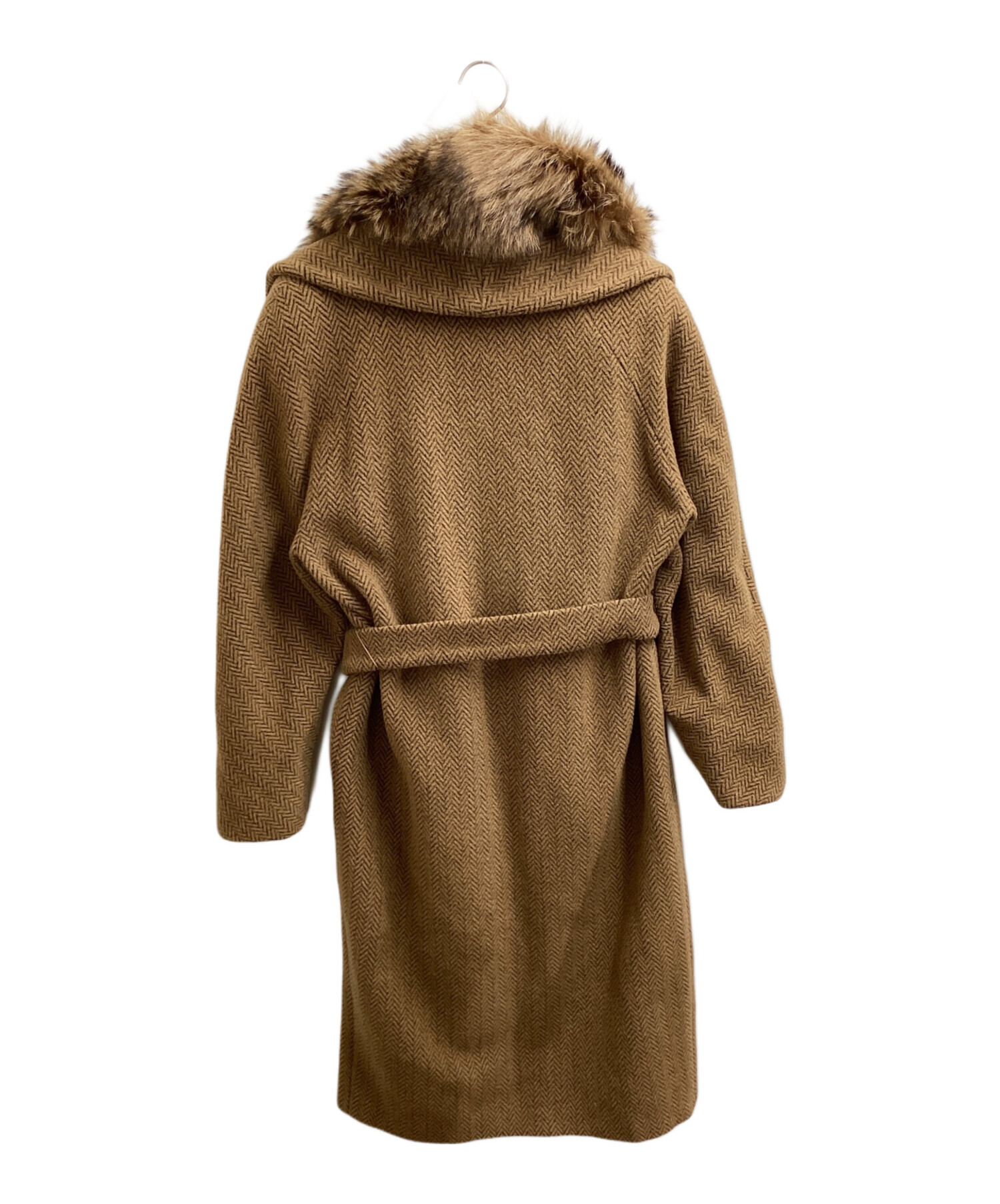 中古・古着通販】FENDI (フェンディ) ファー襟コート / Fur collar