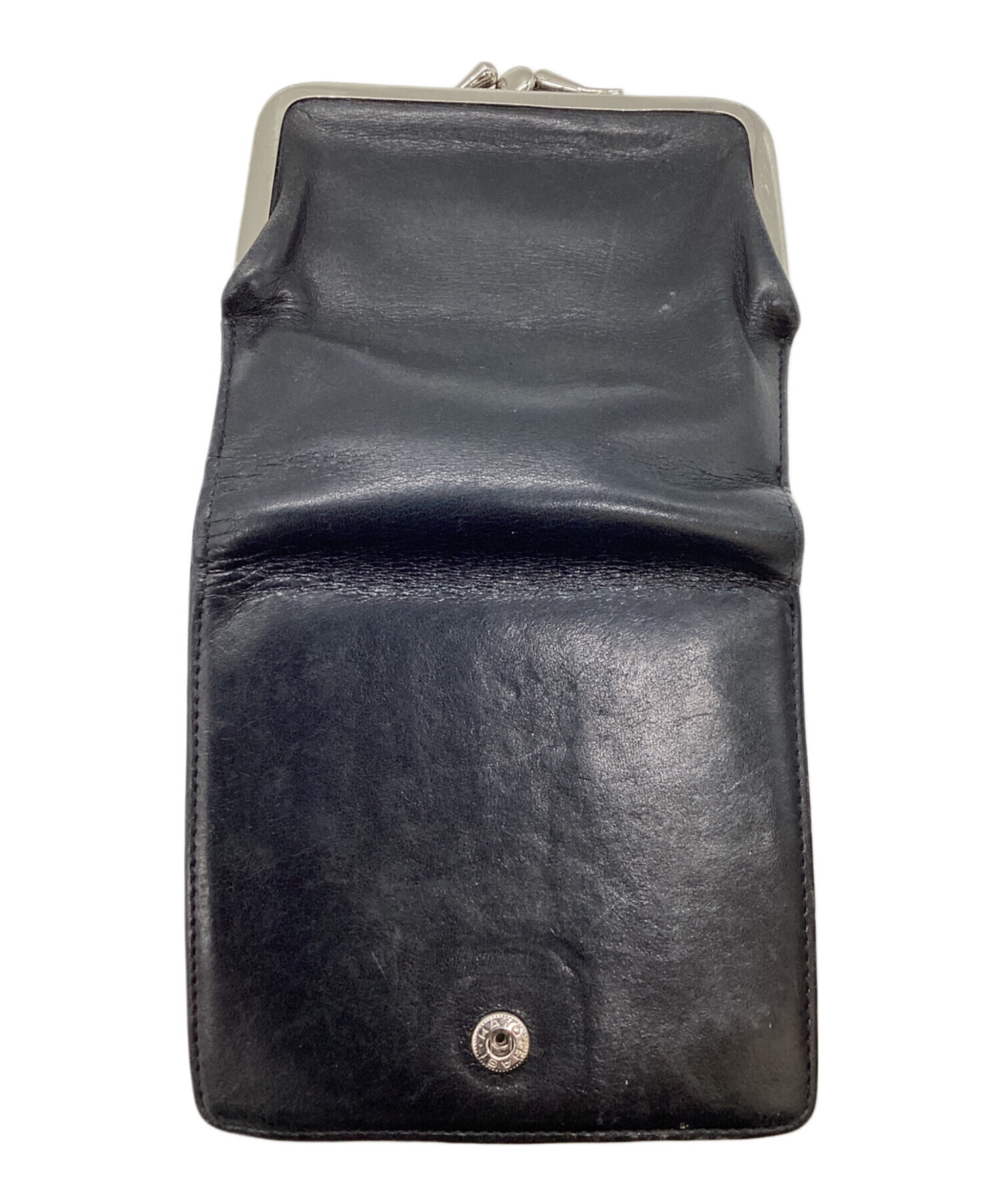 中古・古着通販】Y's (ワイズ) GLOSSY SMOOTH LEATHER SMALL WALLET