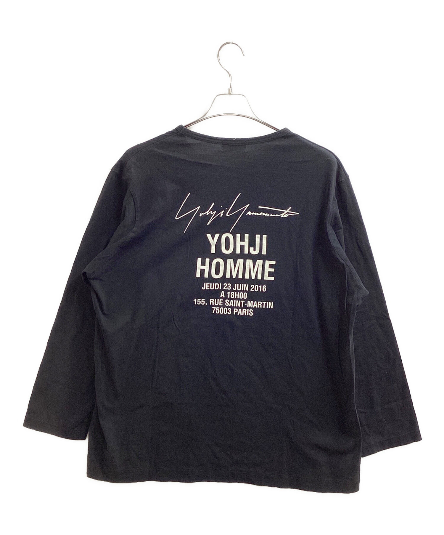 Yohji Yamamoto POUR HOMME ロングTシャツ 【公式通販】
