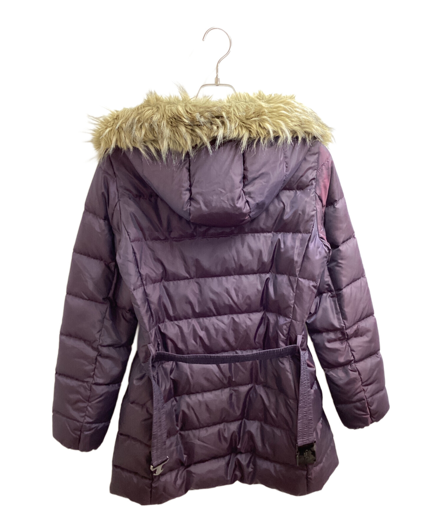 中古・古着通販】COACH (コーチ) ファー付ダウンコート パープル