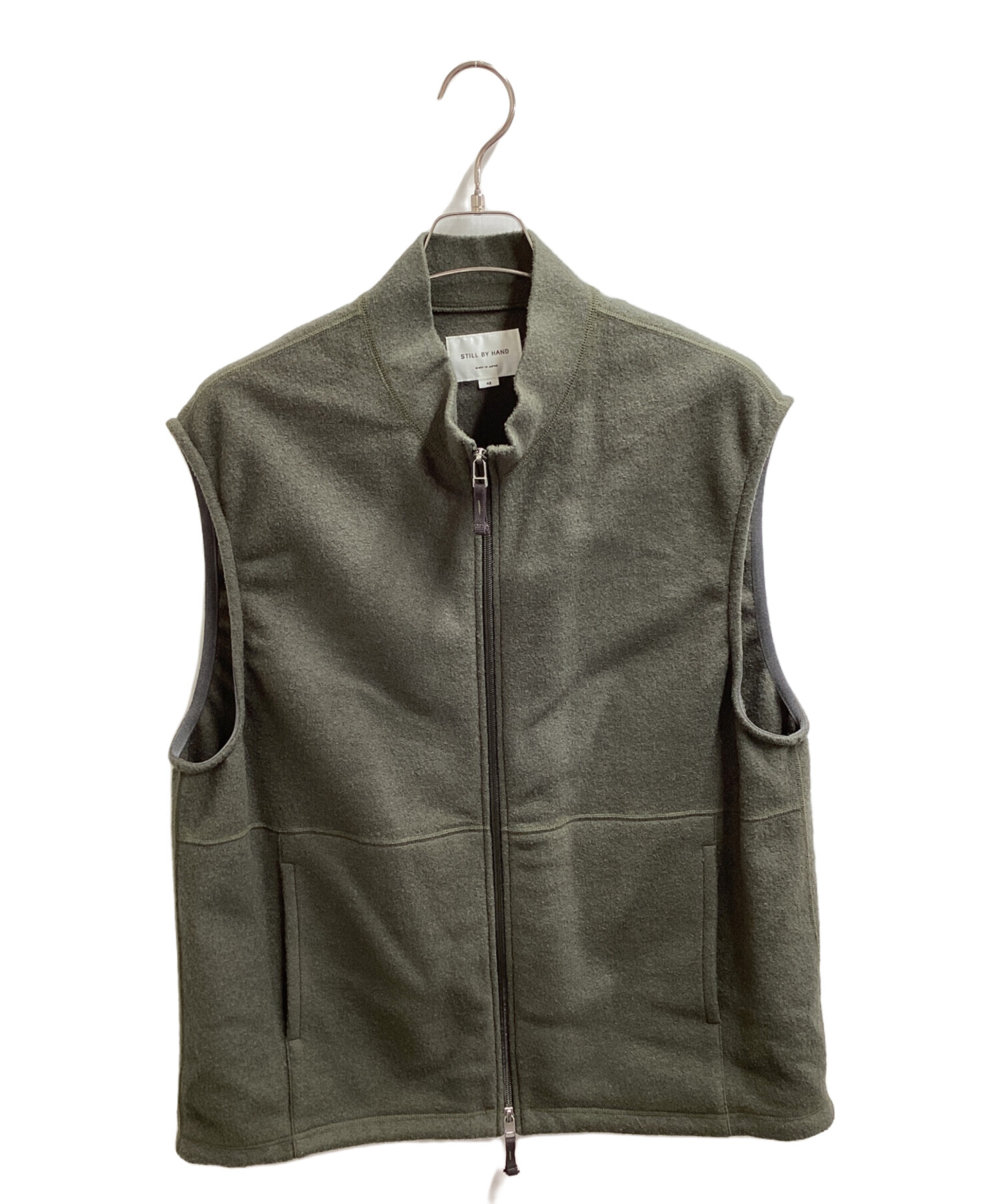 中古・古着通販】STILL BY HAND (スティルバイハンド) zip up vest 