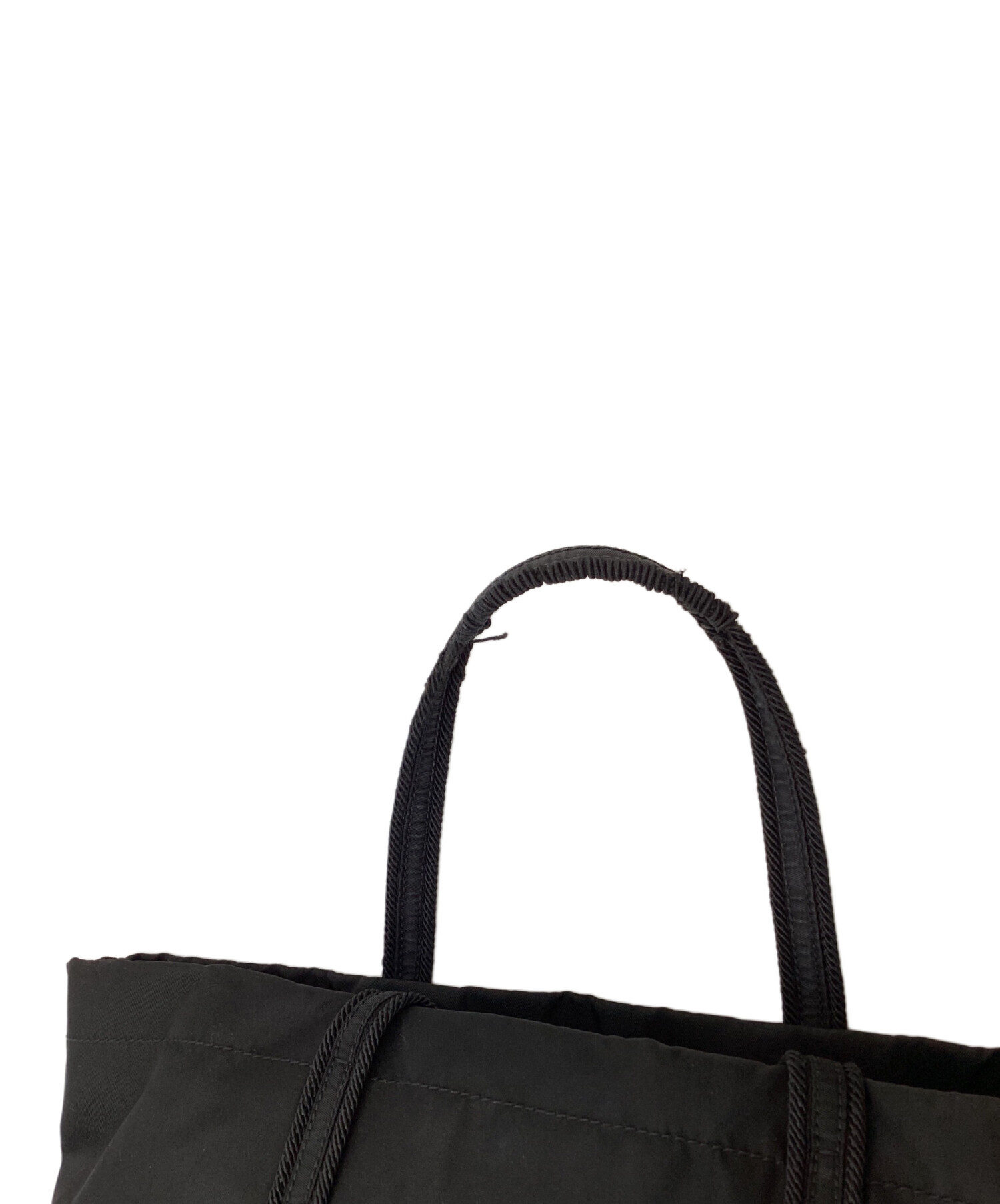 中古・古着通販】PRADA (プラダ) ナイロン刺繍ミニトートバッグ