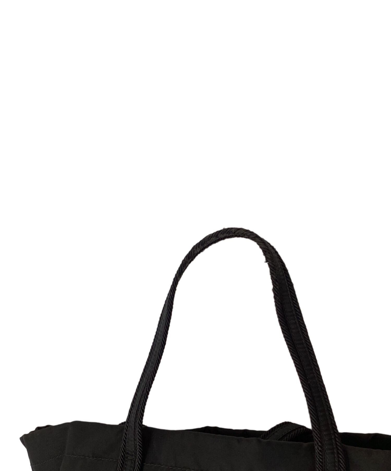 中古・古着通販】PRADA (プラダ) ナイロン刺繍ミニトートバッグ