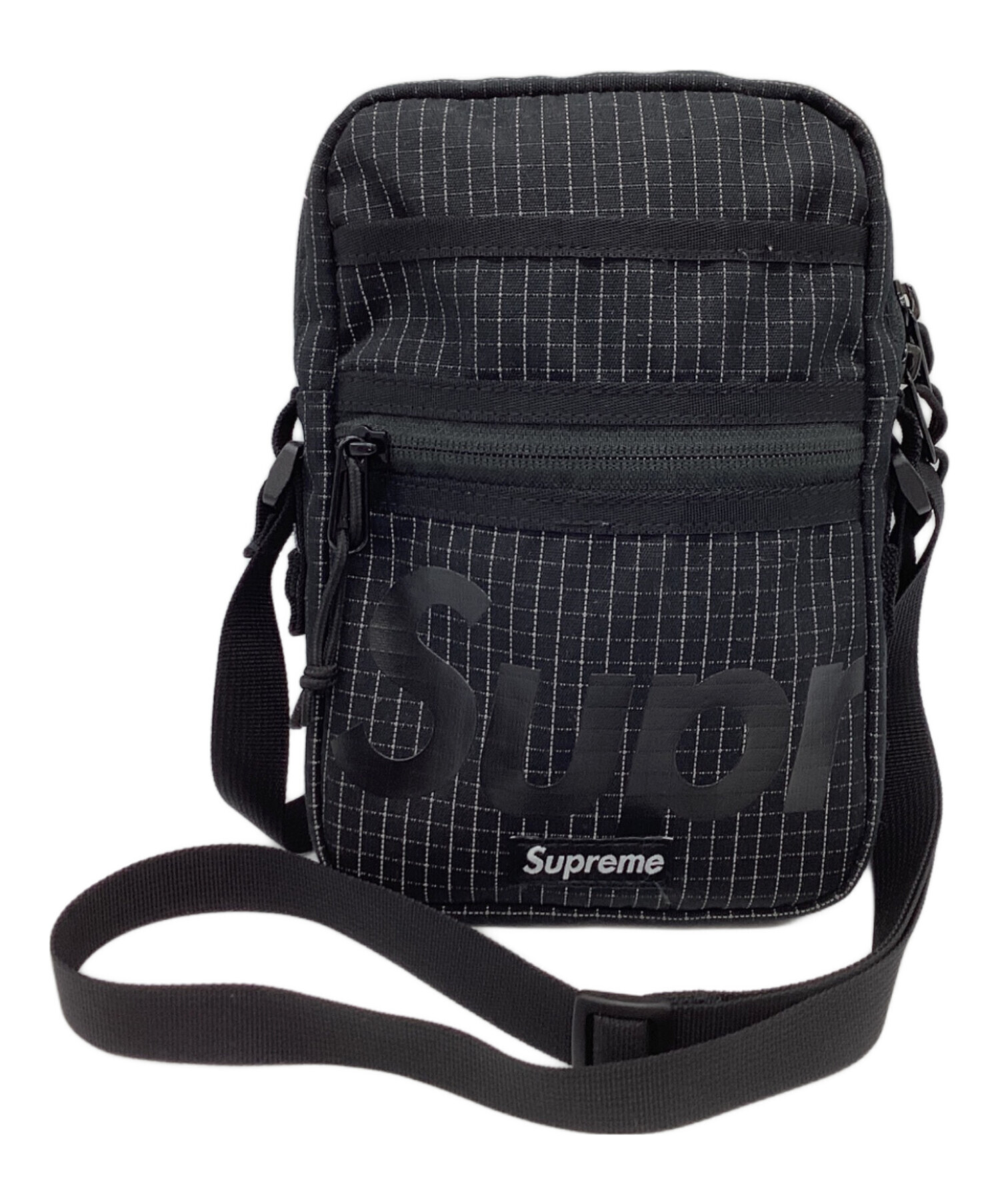 シュプリーム　ショルダーバッグ　ブラック　23ss Supreme Woven Shoulder Bag (23SS) ブラック