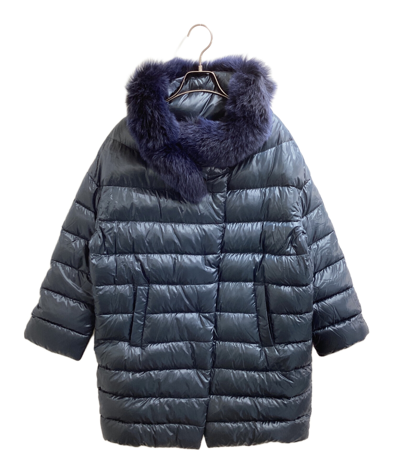 中古・古着通販】HERNO down coat / ダウンコート / Blue Shadow Fox