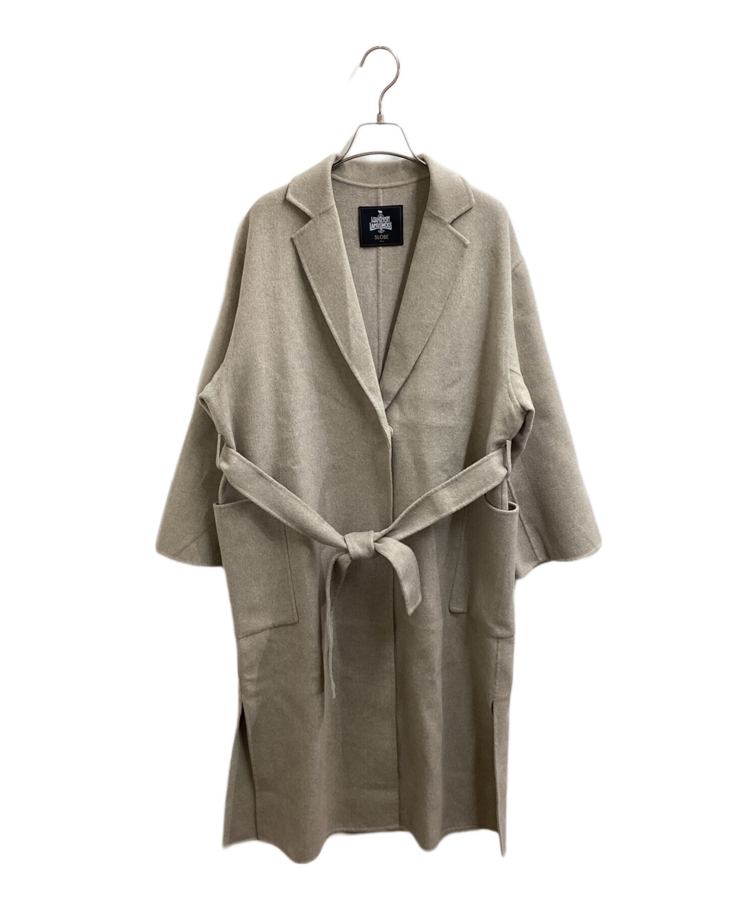 SLOBE IENA HAMILTON ダブルフェイスウールロングコート 通常販売開始 