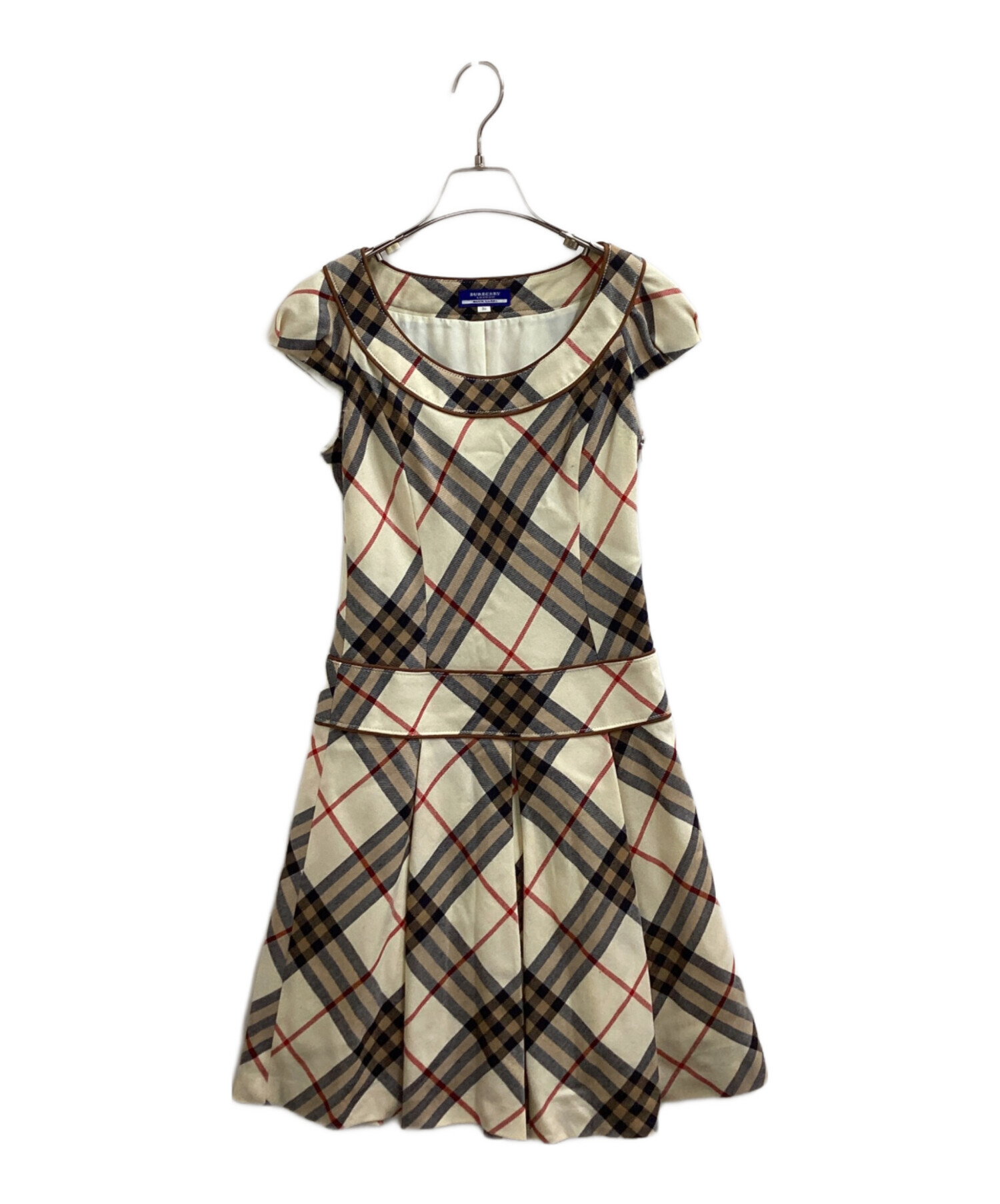 BURBERRY チェック柄 ワンピース 92cm 中古・古着通販】BURBERRY BLUE LABEL (バーバリー ブルー レーベル