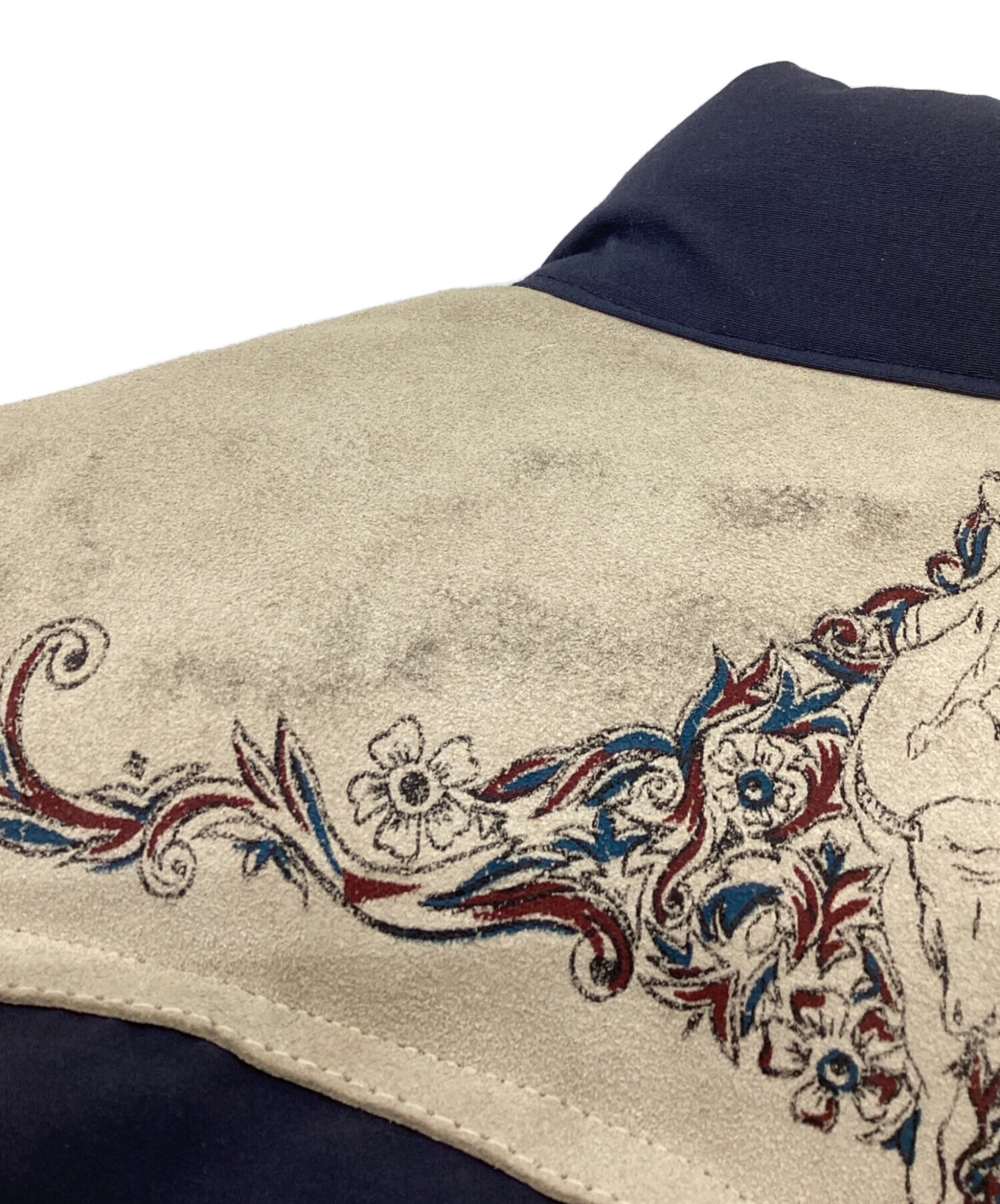 中古・古着通販】WILLIAM BARRY (ウィリアムバリー) 切替ダウンベスト