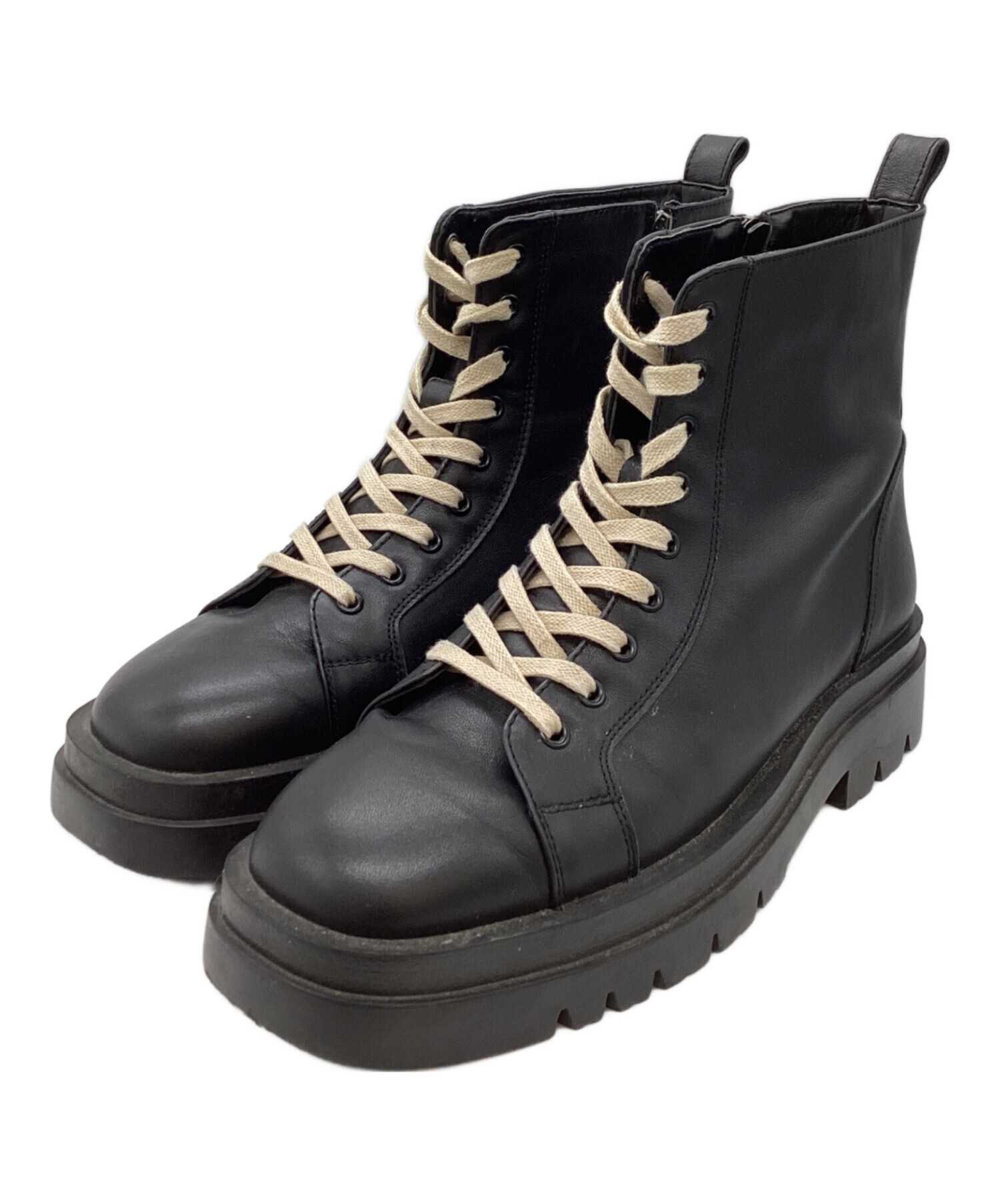 中古・古着通販】CTHY (シティ) DOUBLE SOLE LETHER BOOTS / ワーク 