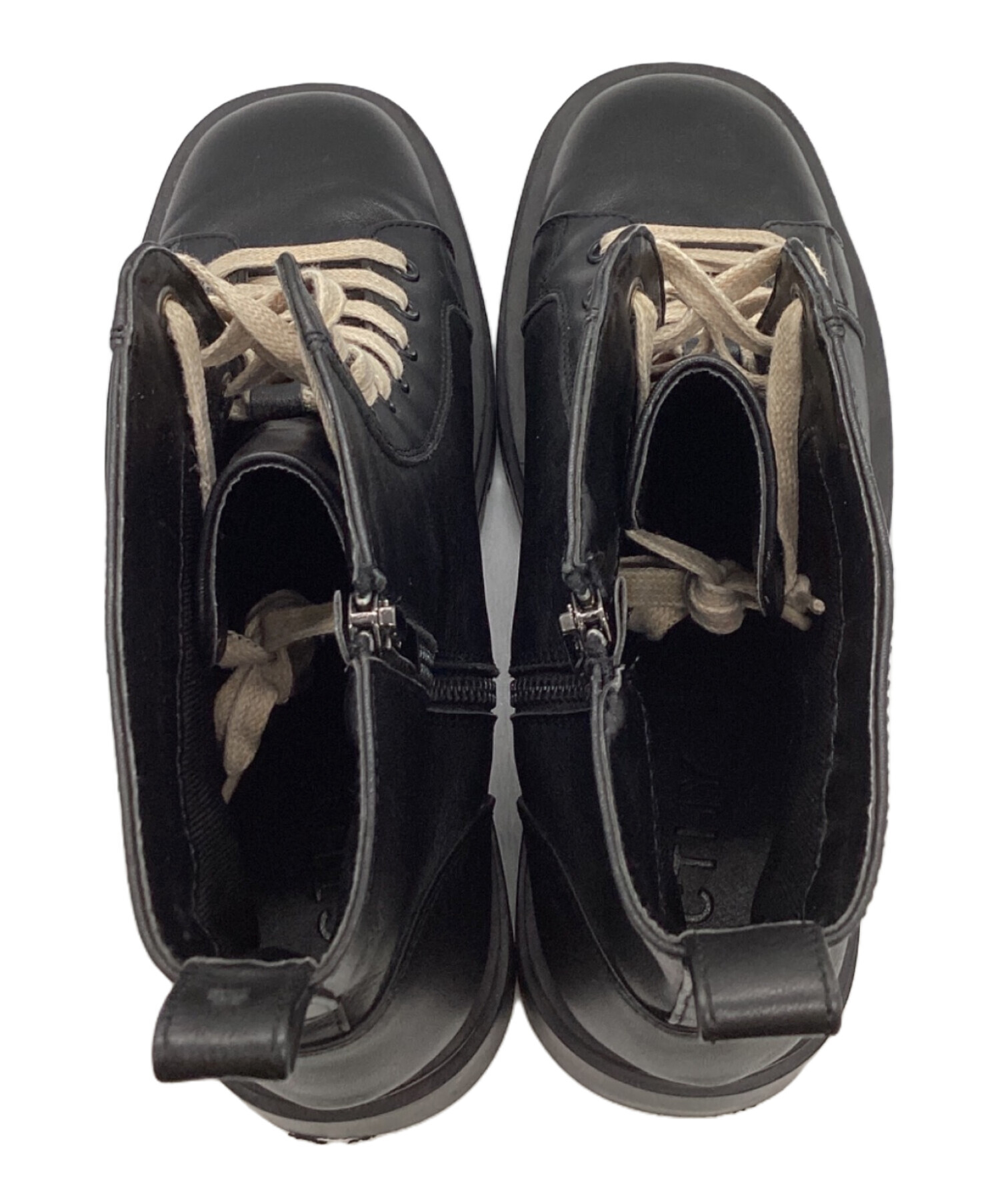 中古・古着通販】CTHY (シティ) DOUBLE SOLE LETHER BOOTS 中古・古着通販】CTHY (シティ) DOUBLE SOLE LETHER BOOTS