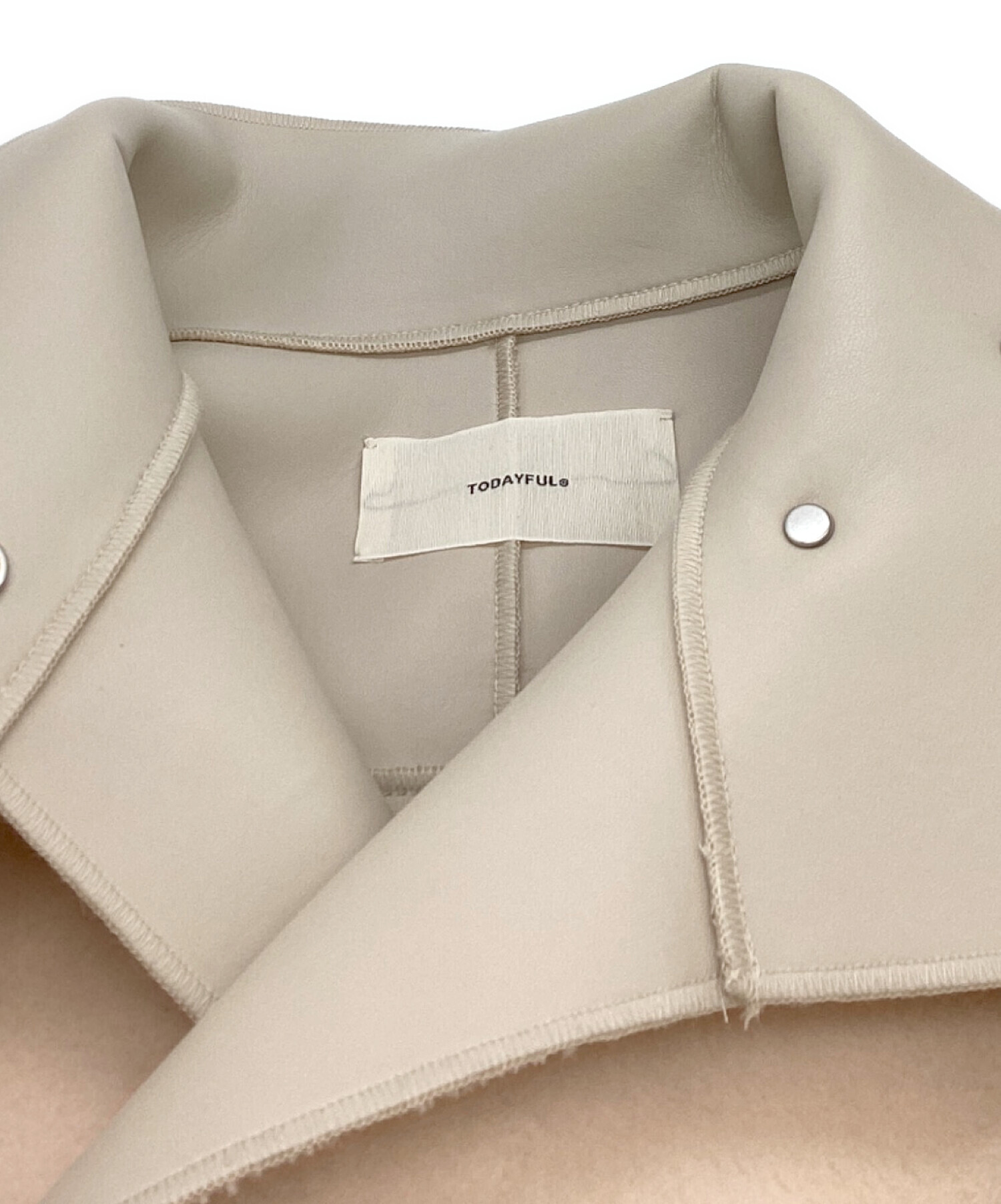 中古・古着通販】TODAYFUL (トゥデイフル) Standcollar Boa Jacket